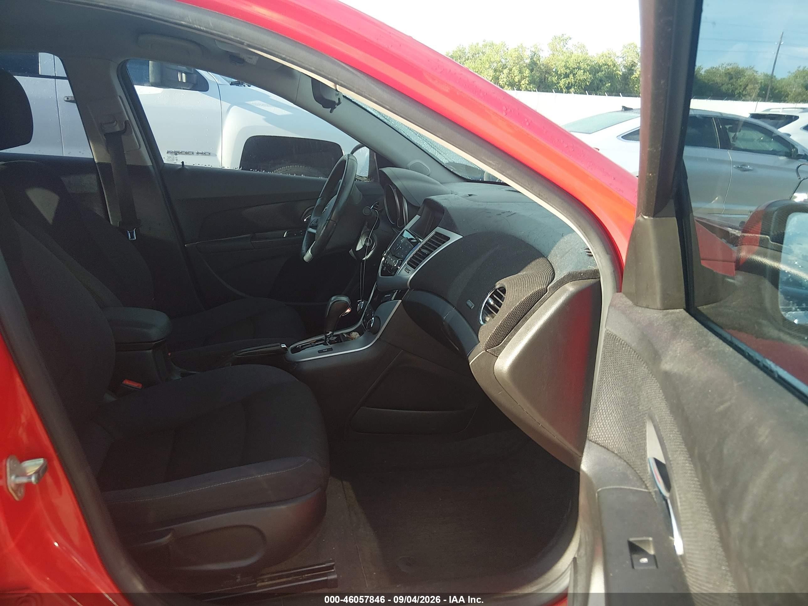 2014 Chevrolet Cruze 1lt Auto Red vin: 1G1PC5SB7E7172244