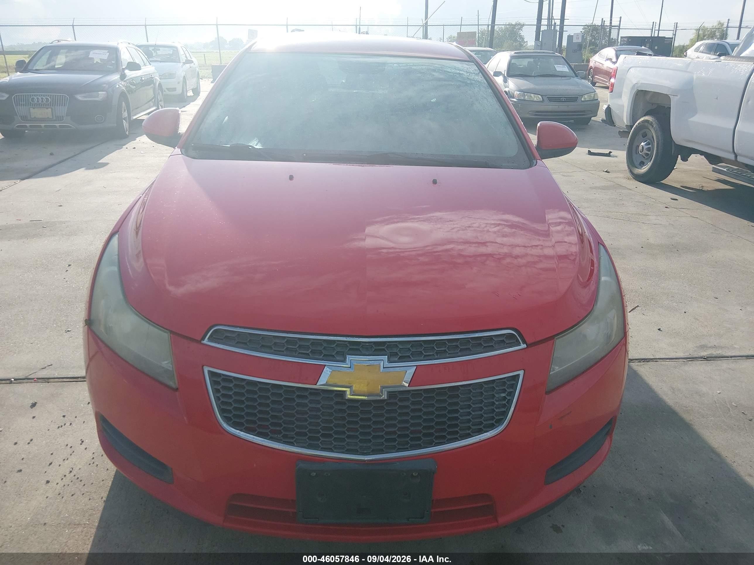 2014 Chevrolet Cruze 1lt Auto Red vin: 1G1PC5SB7E7172244