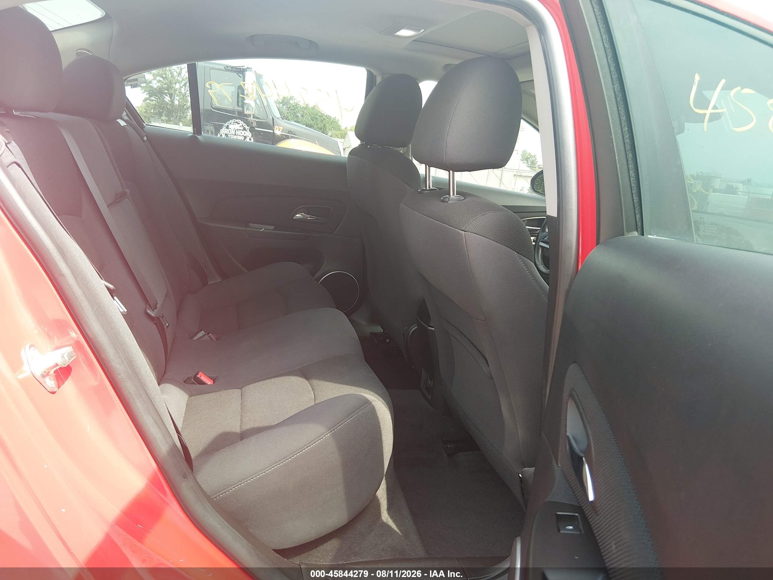 2014 Chevrolet Cruze 1lt Auto Красный vin: 1G1PC5SB7E7176004