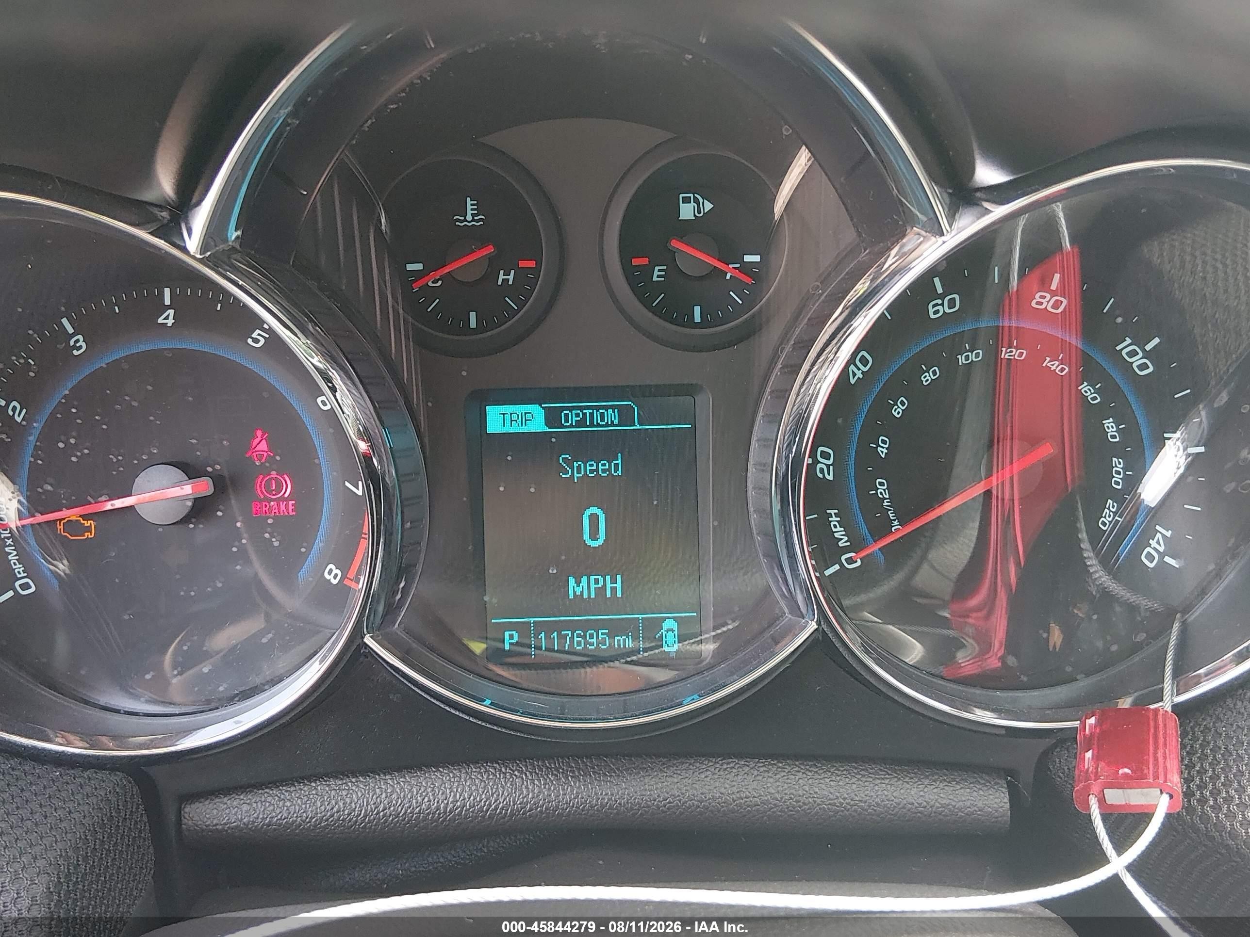 2014 Chevrolet Cruze 1lt Auto Красный vin: 1G1PC5SB7E7176004