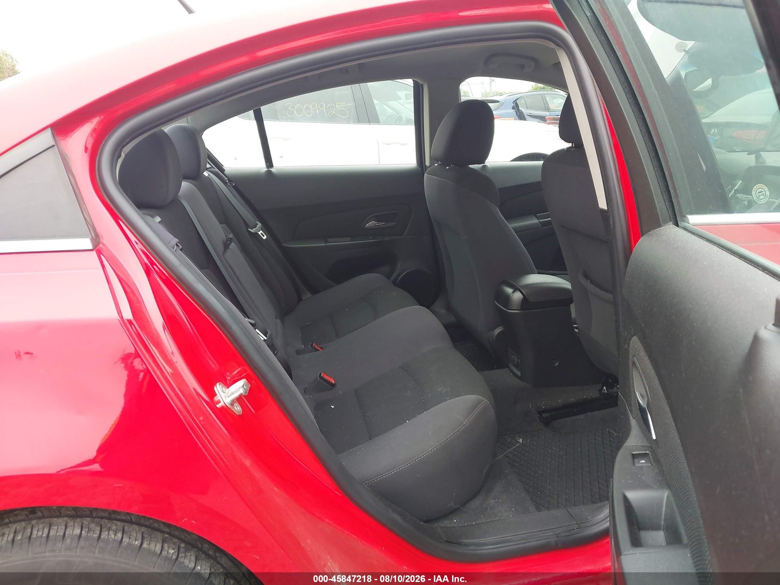 2014 Chevrolet Cruze 1lt Auto Red vin: 1G1PC5SB7E7213763