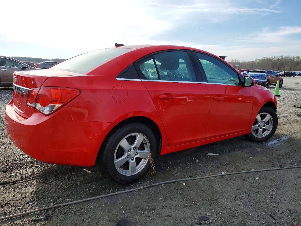 2014 Chevrolet Cruze Lt Red vin: 1G1PC5SB7E7250845