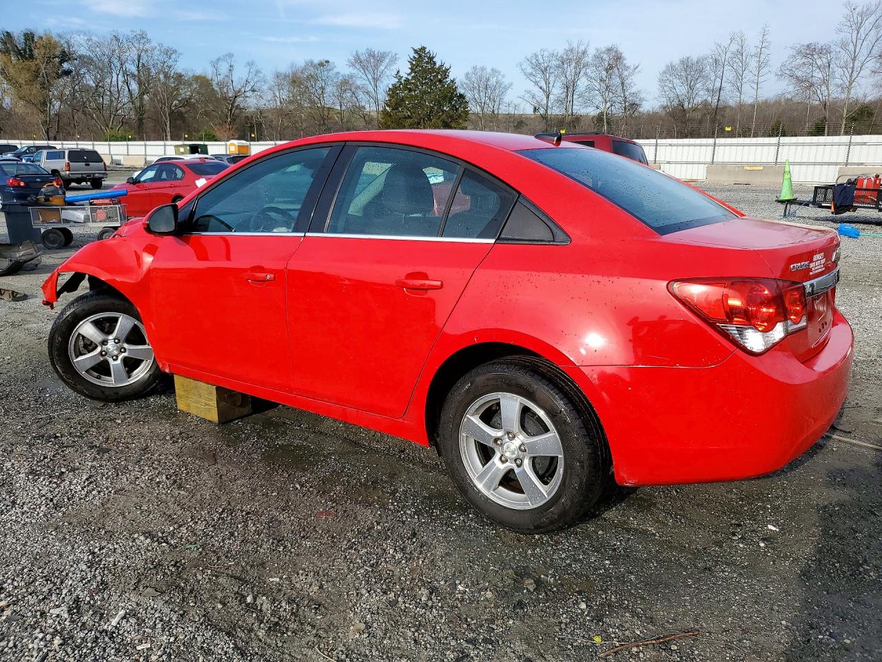2014 Chevrolet Cruze Lt Red vin: 1G1PC5SB7E7250845