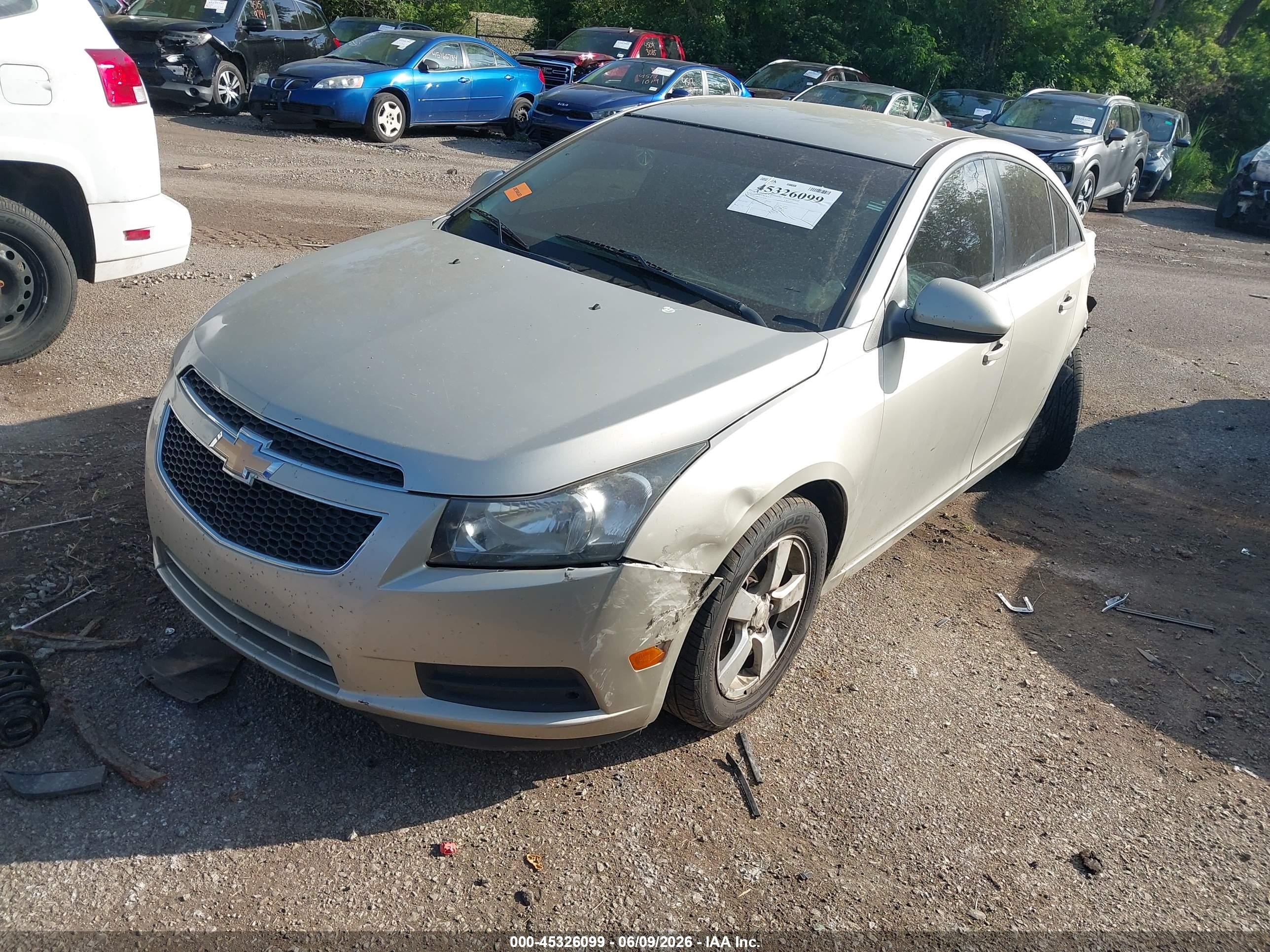 2014 Chevrolet Cruze 1lt Auto Champagne vin: 1G1PC5SB7E7278998