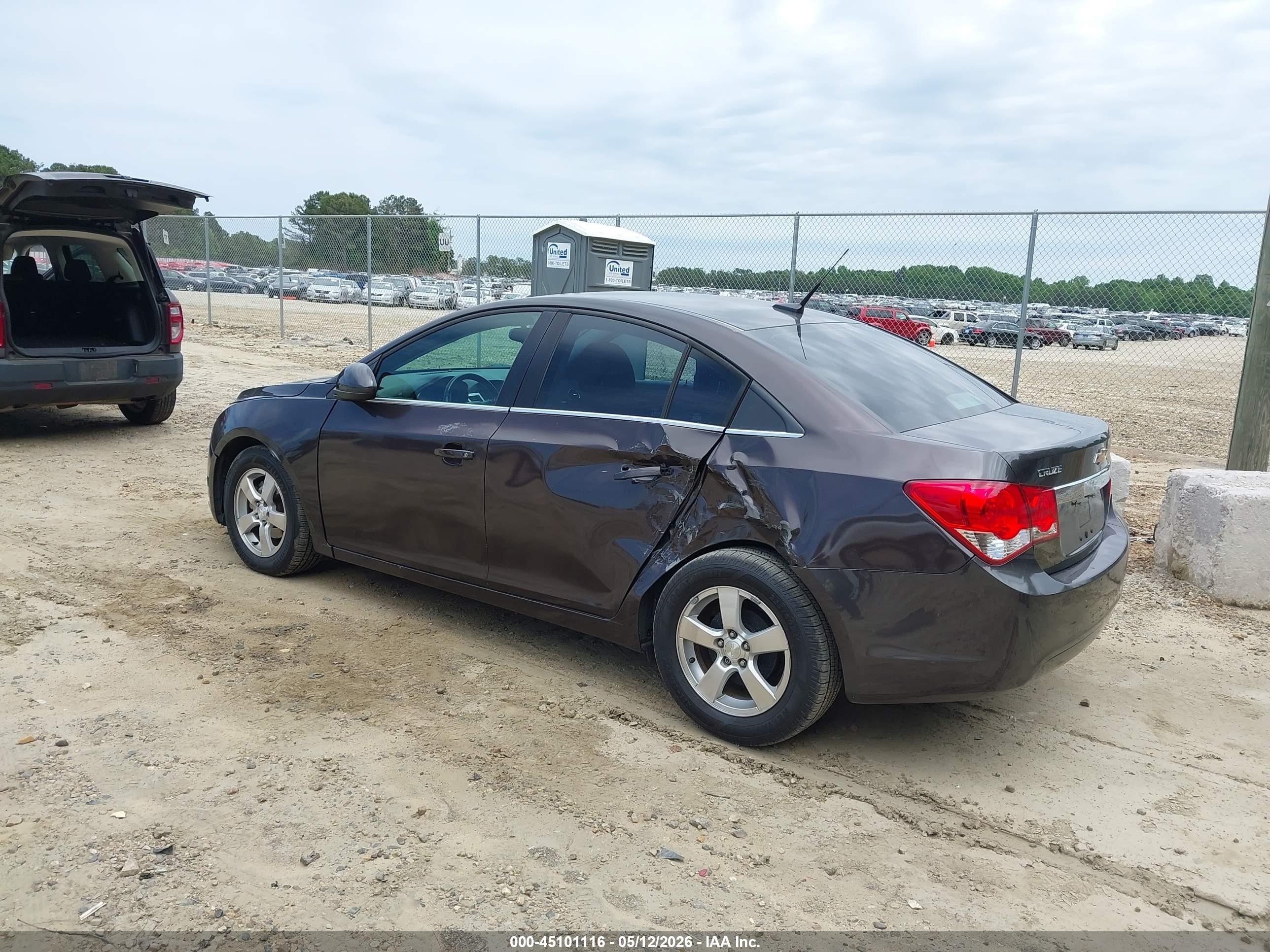 2014 Chevrolet Cruze 1lt Auto Gray vin: 1G1PC5SB7E7315094