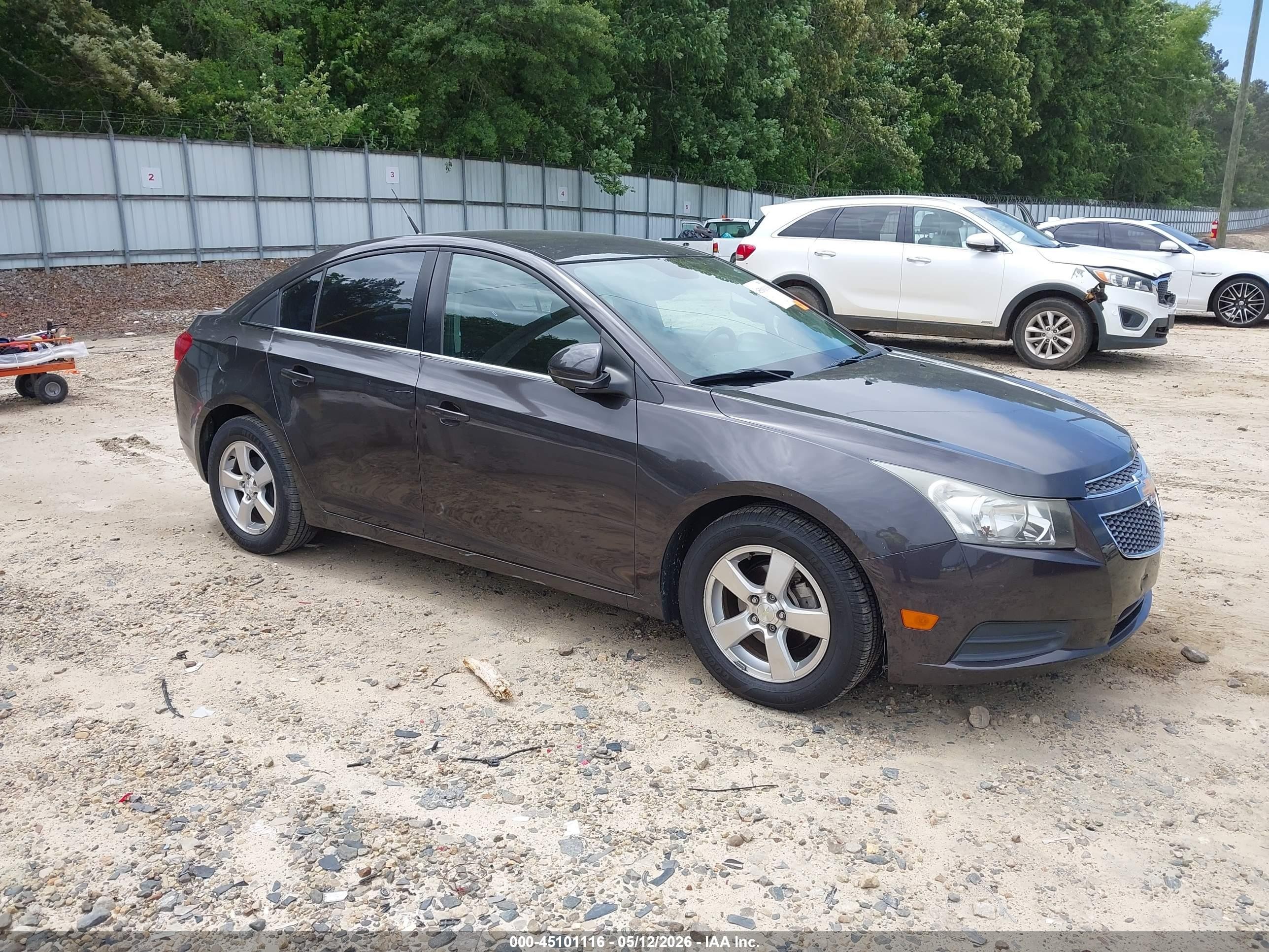 2014 Chevrolet Cruze 1lt Auto Gray vin: 1G1PC5SB7E7315094