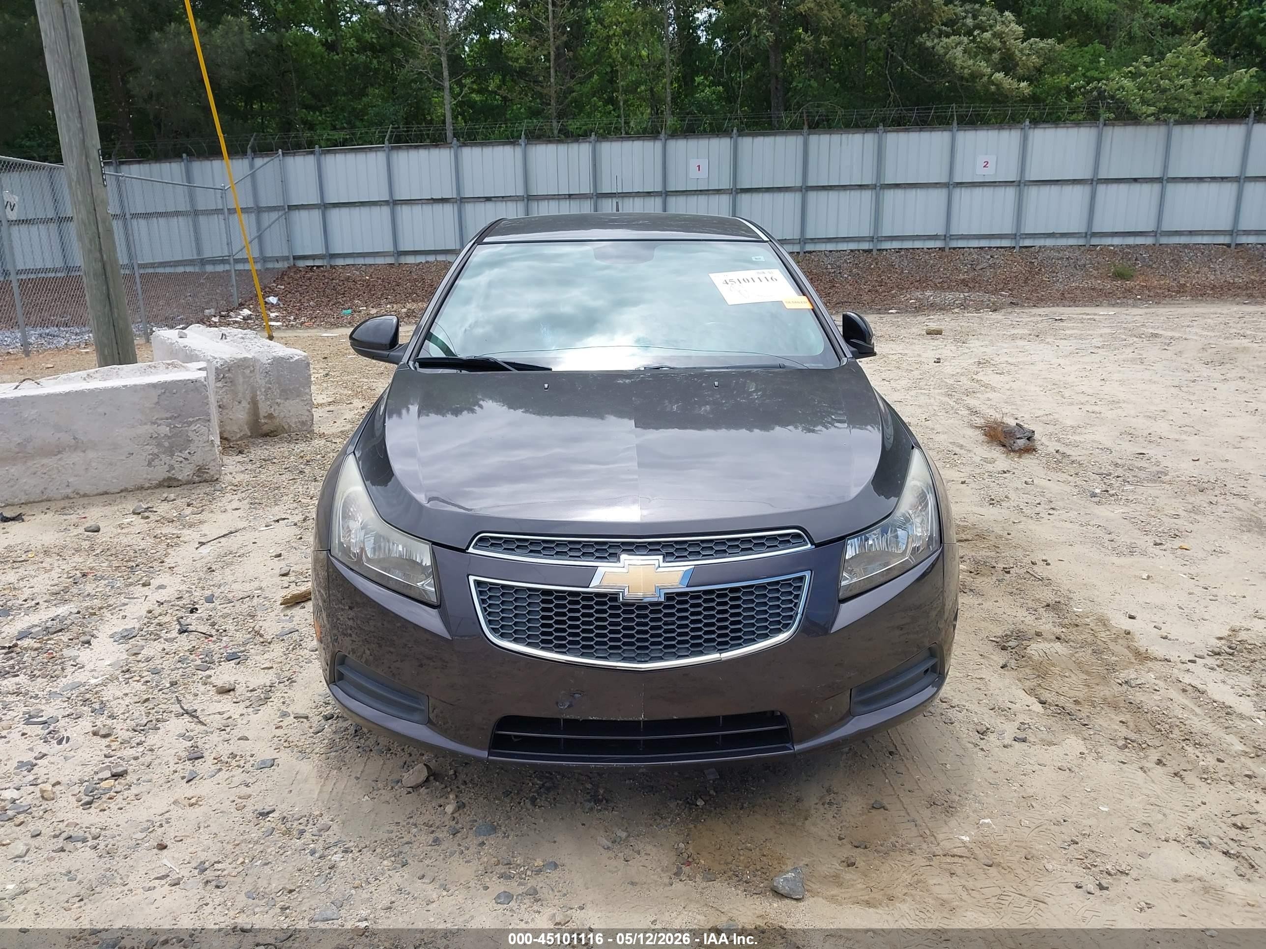 2014 Chevrolet Cruze 1lt Auto Gray vin: 1G1PC5SB7E7315094