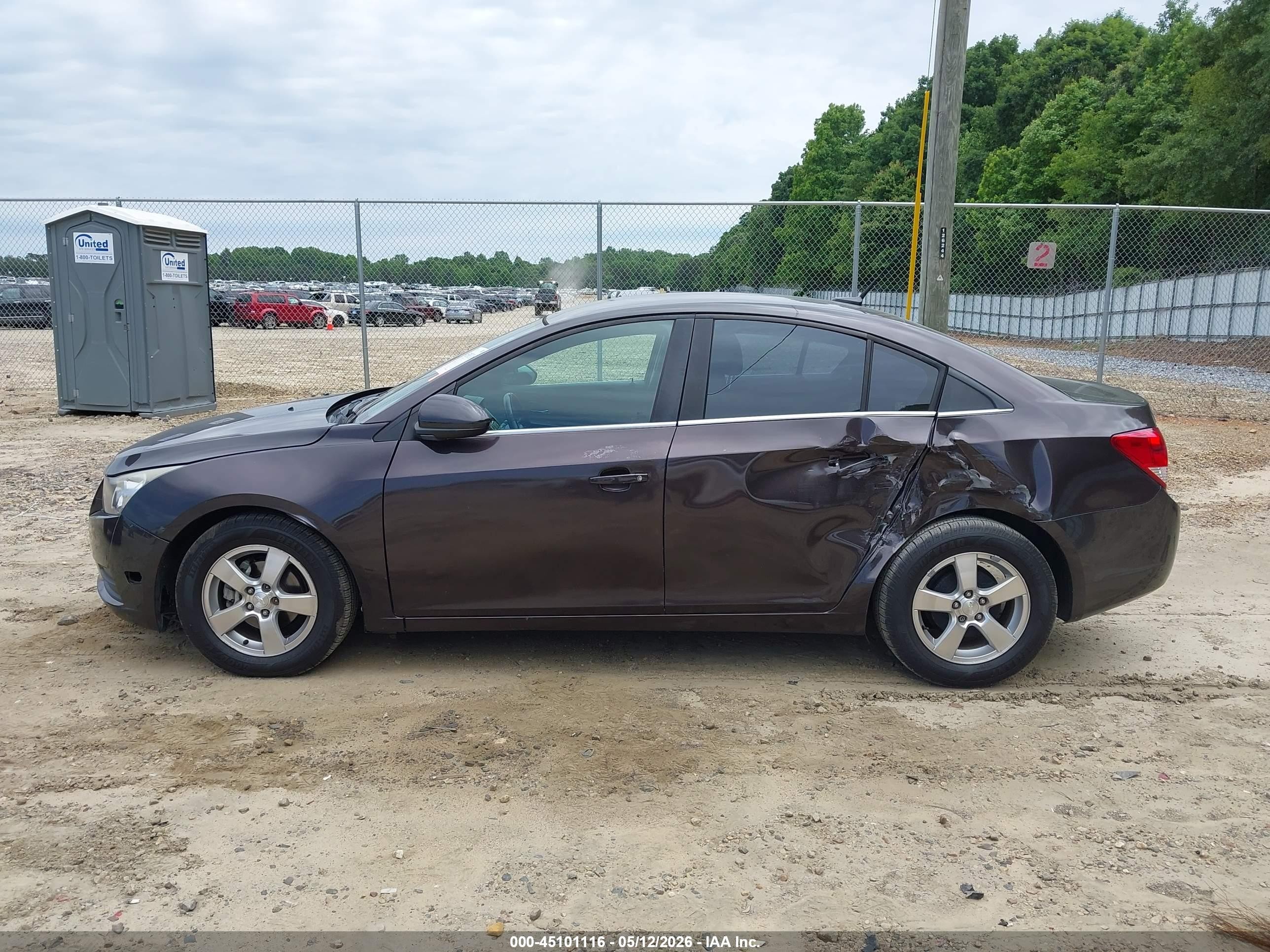 2014 Chevrolet Cruze 1lt Auto Gray vin: 1G1PC5SB7E7315094