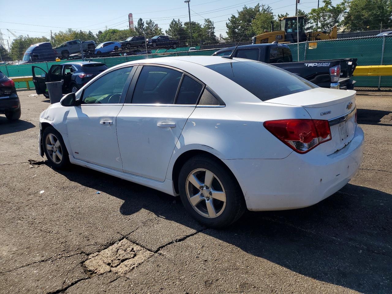 2014 Chevrolet Cruze Lt White vin: 1G1PC5SB7E7316617