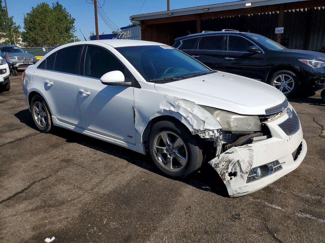 2014 Chevrolet Cruze Lt White vin: 1G1PC5SB7E7316617