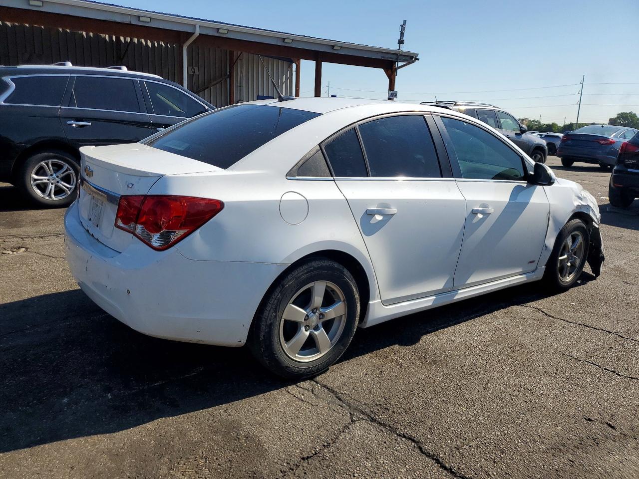 2014 Chevrolet Cruze Lt White vin: 1G1PC5SB7E7316617