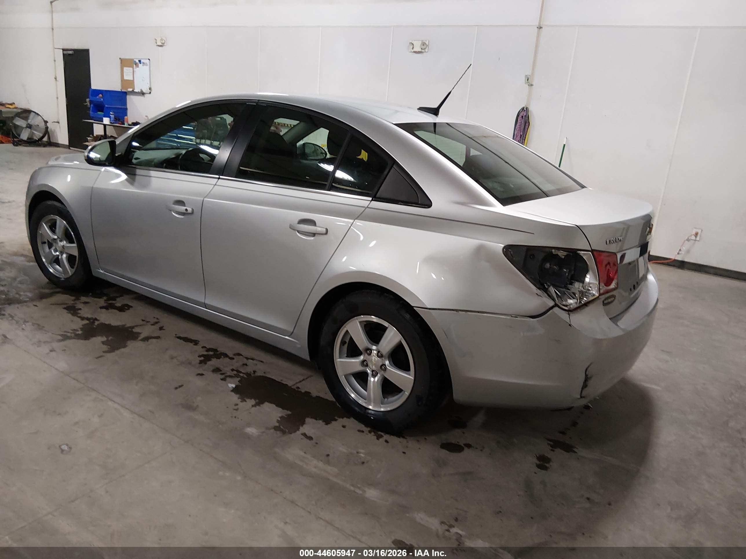 2014 Chevrolet Cruze 1lt Auto Silver vin: 1G1PC5SB7E7323809