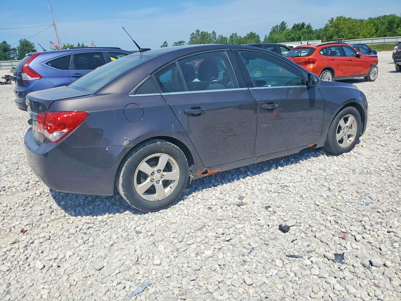 2014 Chevrolet Cruze Lt Gray vin: 1G1PC5SB7E7329965