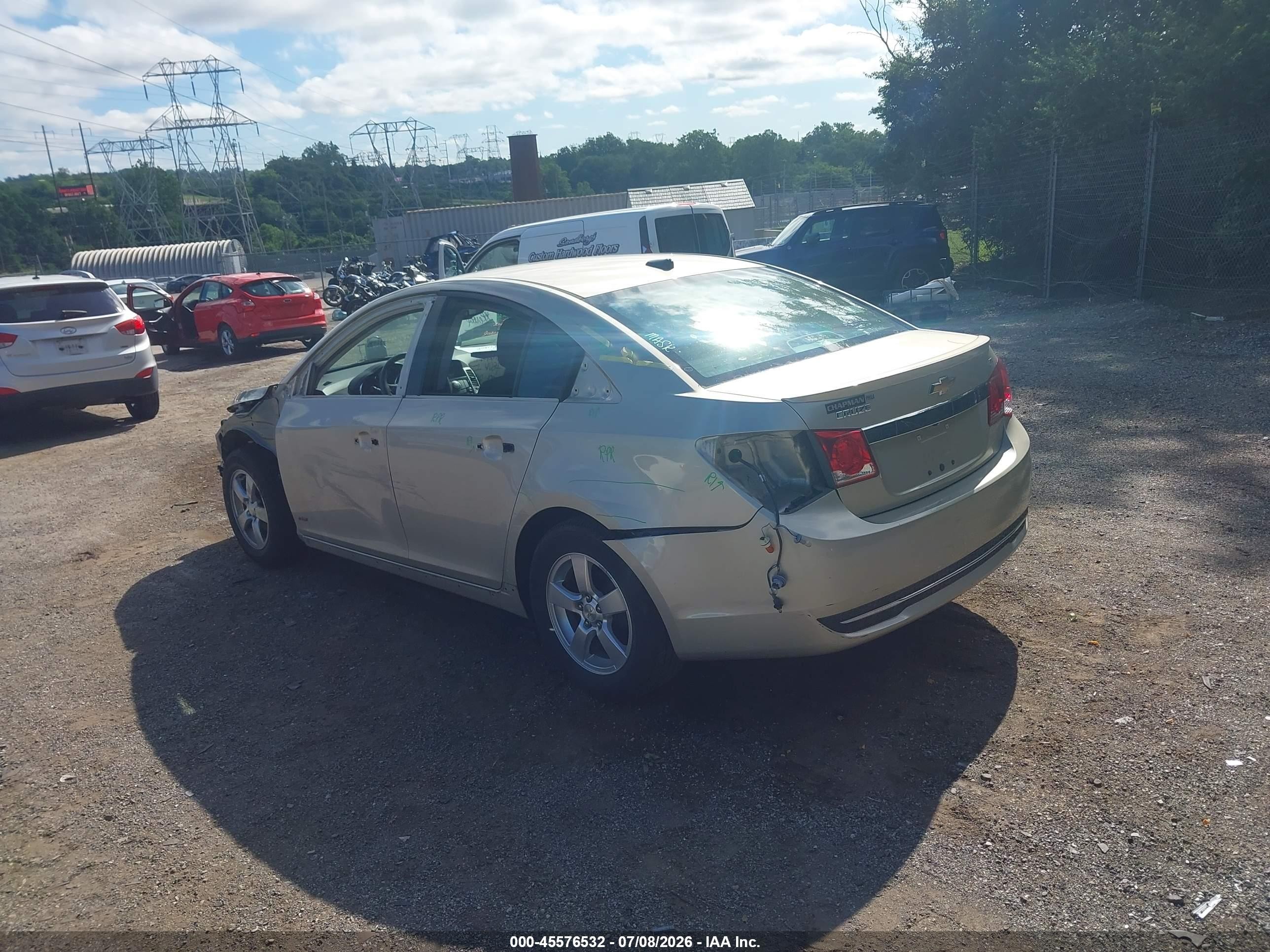 2014 Chevrolet Cruze 1lt Auto Золотой vin: 1G1PC5SB7E7369446