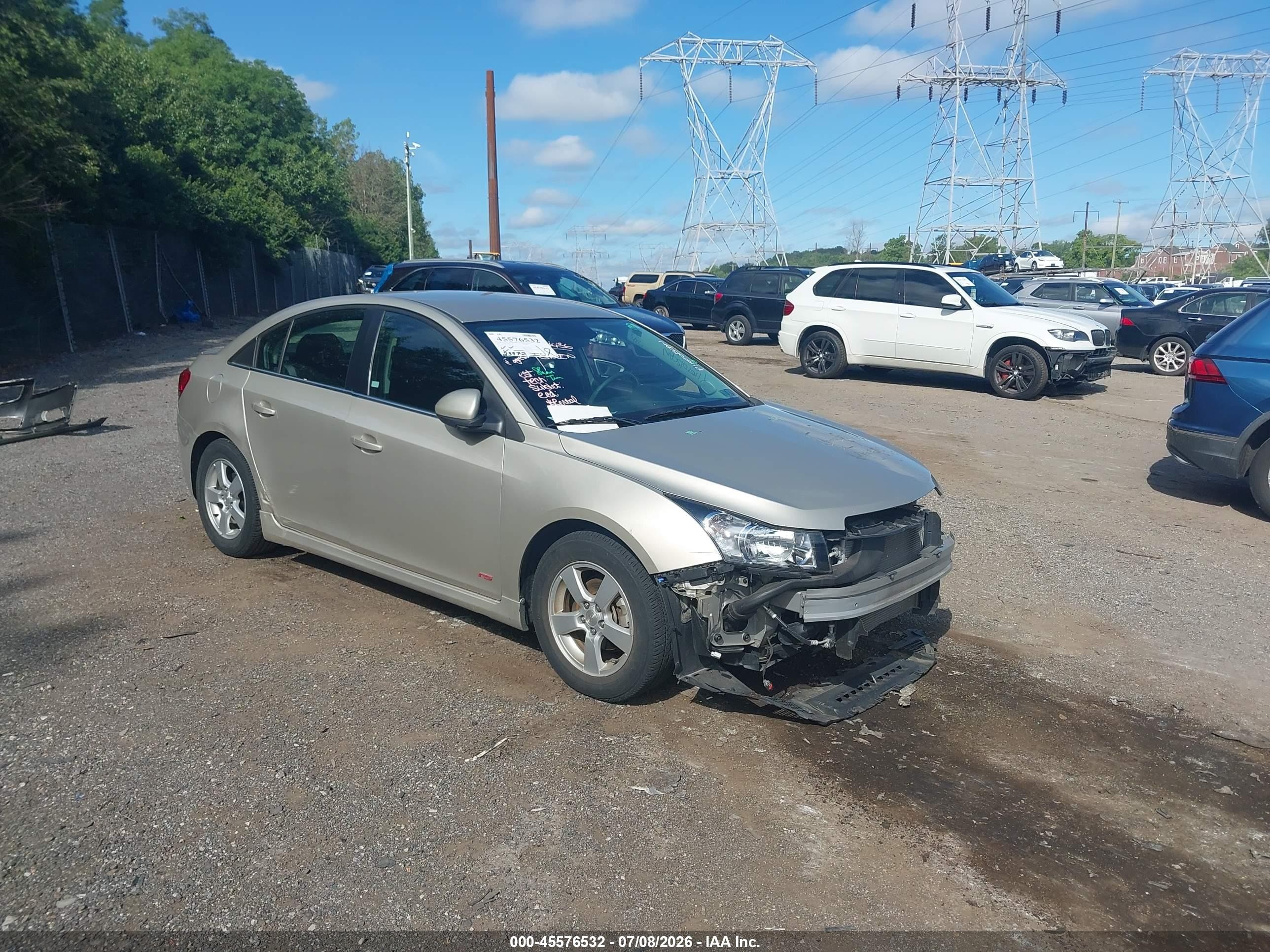 2014 Chevrolet Cruze 1lt Auto Золотой vin: 1G1PC5SB7E7369446