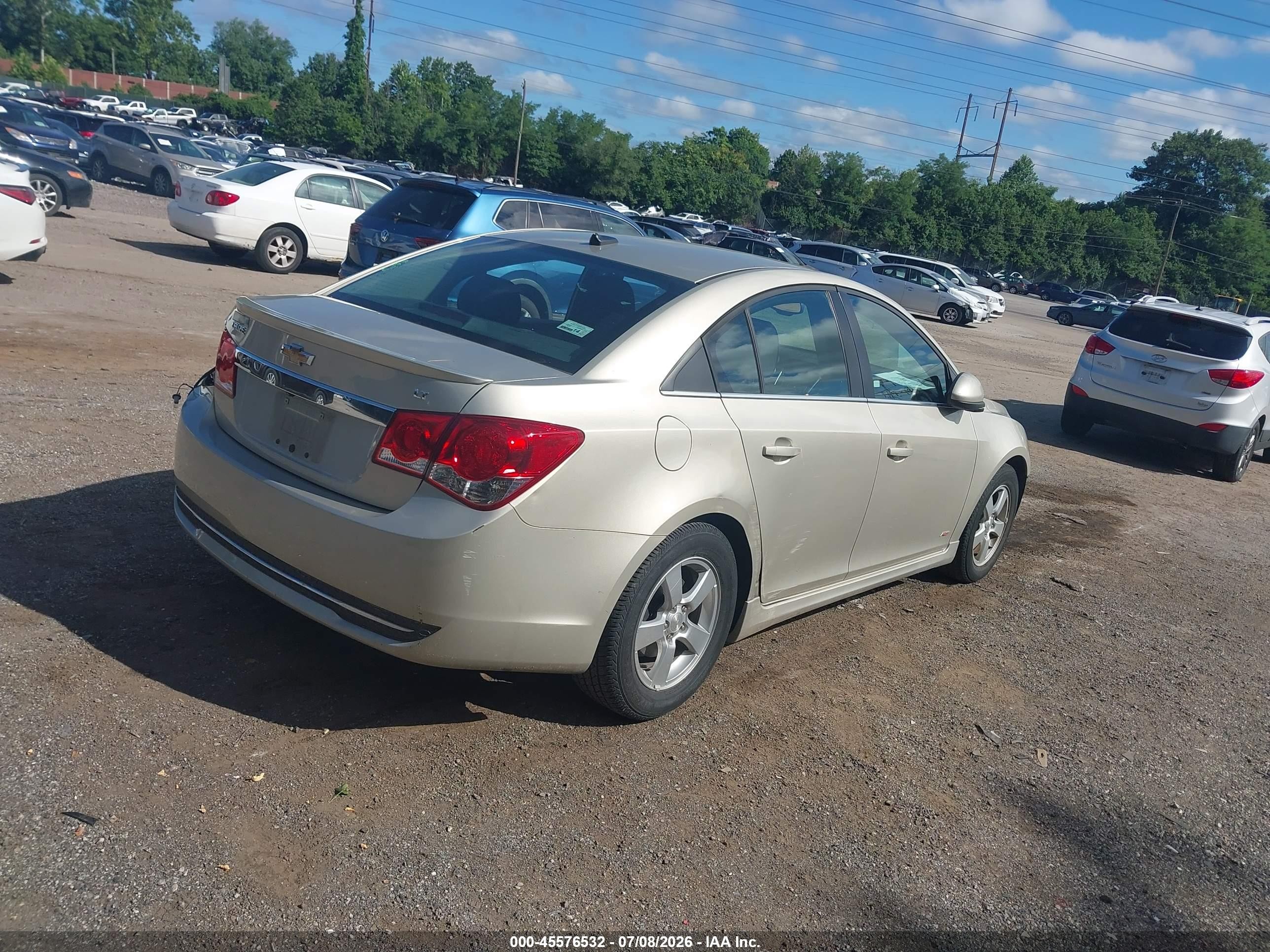 2014 Chevrolet Cruze 1lt Auto Золотой vin: 1G1PC5SB7E7369446