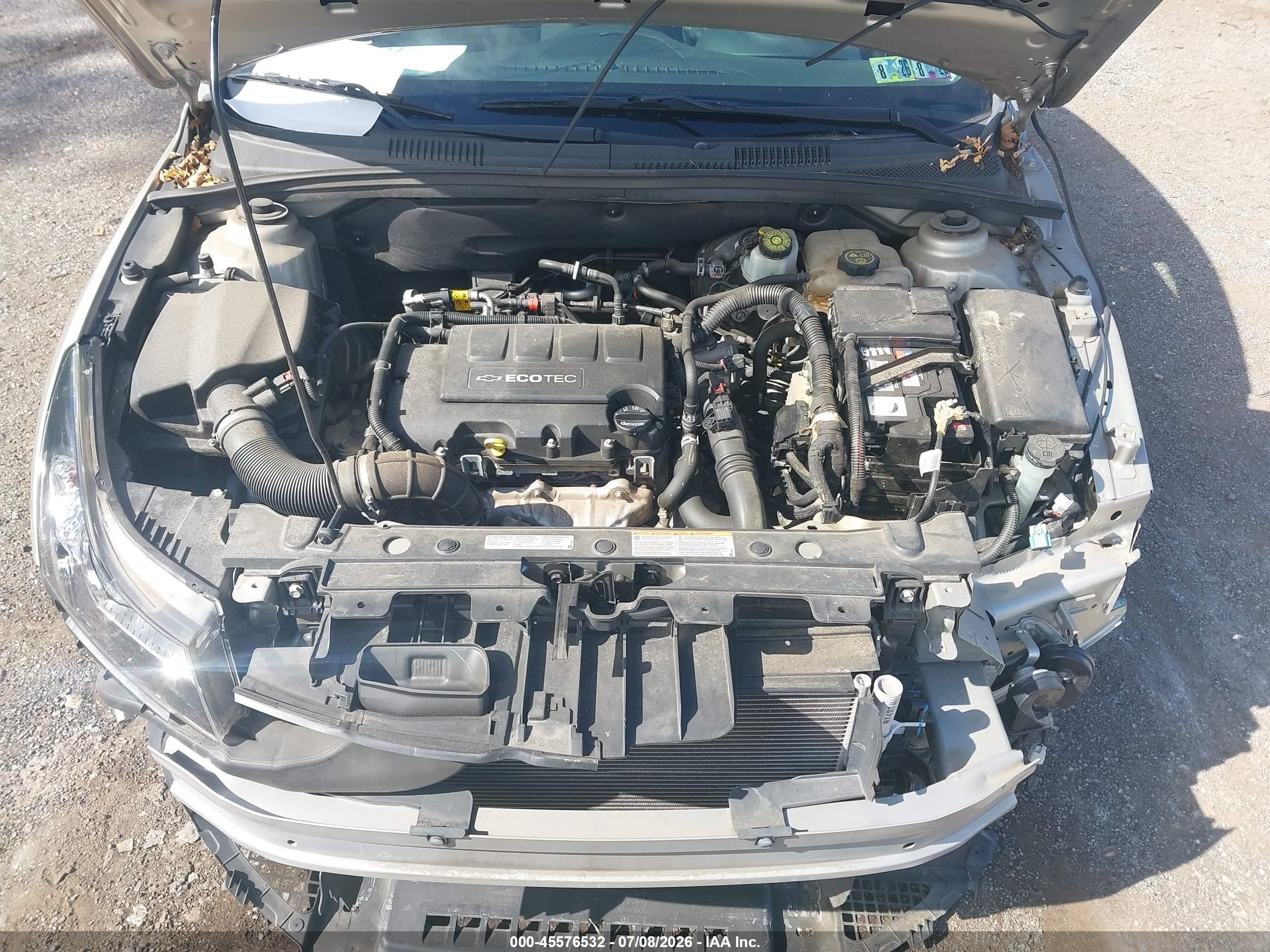 2014 Chevrolet Cruze 1lt Auto Золотой vin: 1G1PC5SB7E7369446