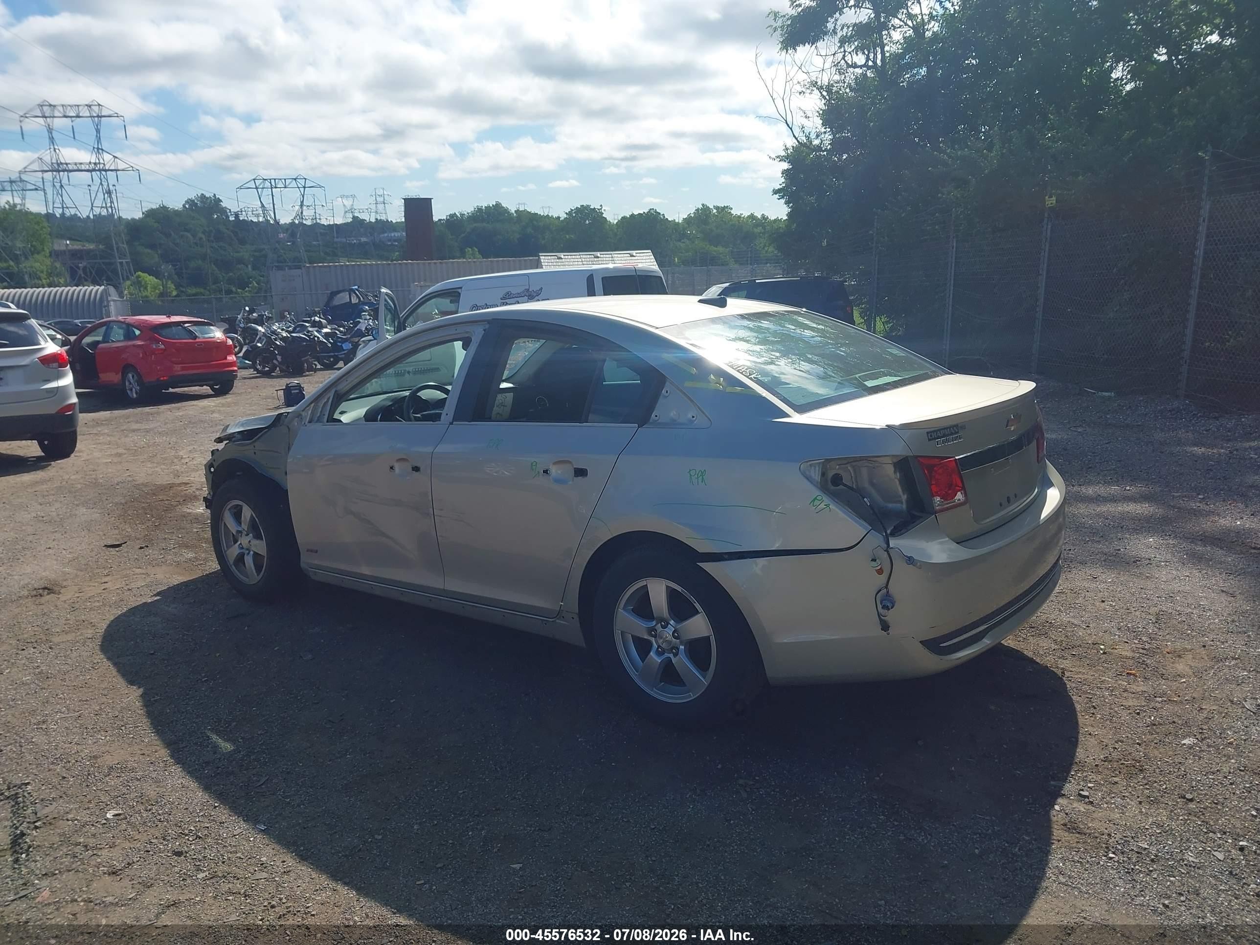 2014 Chevrolet Cruze 1lt Auto Золотой vin: 1G1PC5SB7E7369446