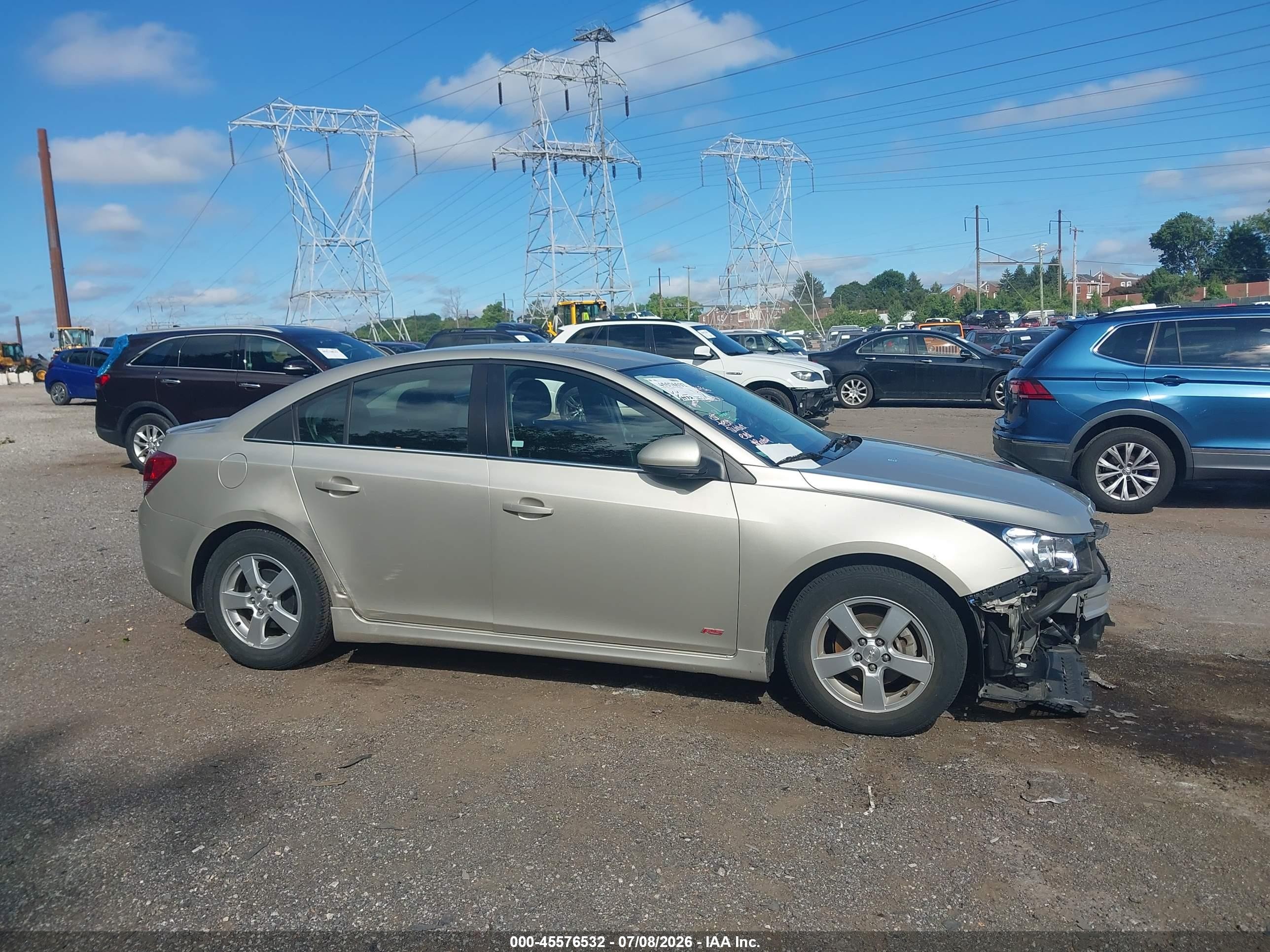2014 Chevrolet Cruze 1lt Auto Золотой vin: 1G1PC5SB7E7369446