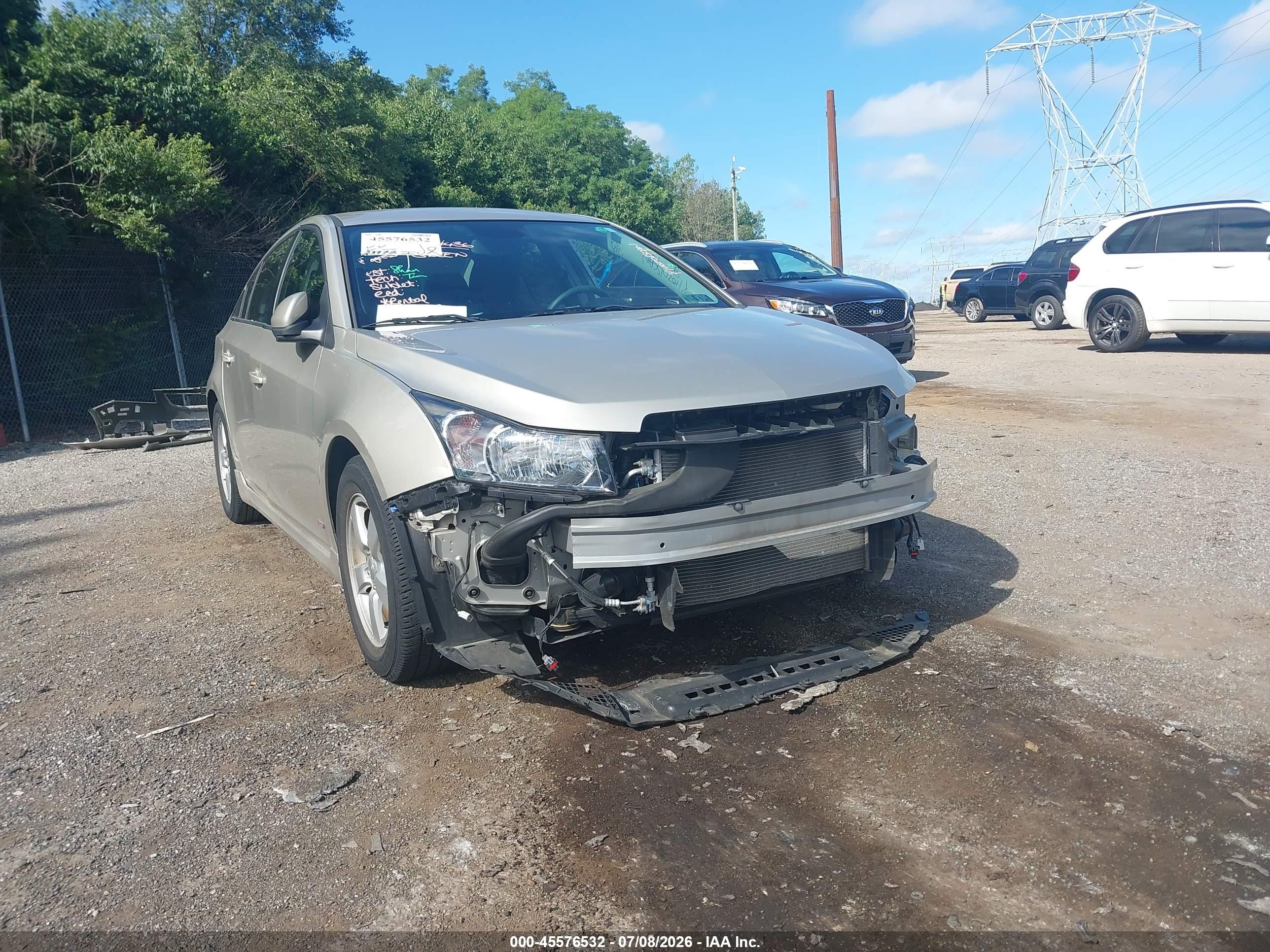 2014 Chevrolet Cruze 1lt Auto Золотой vin: 1G1PC5SB7E7369446