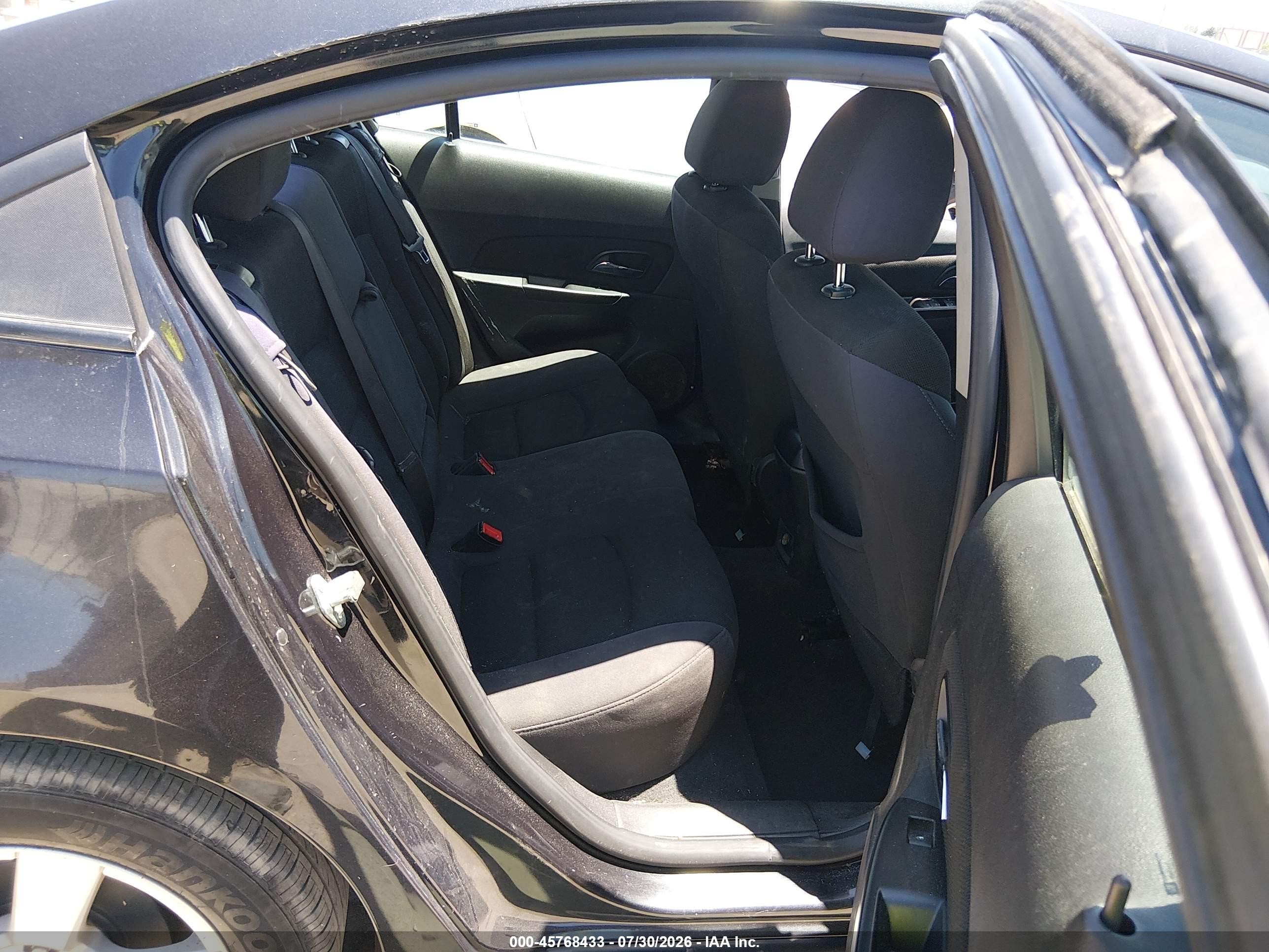 2014 Chevrolet Cruze 1lt Auto Черный vin: 1G1PC5SB7E7375358