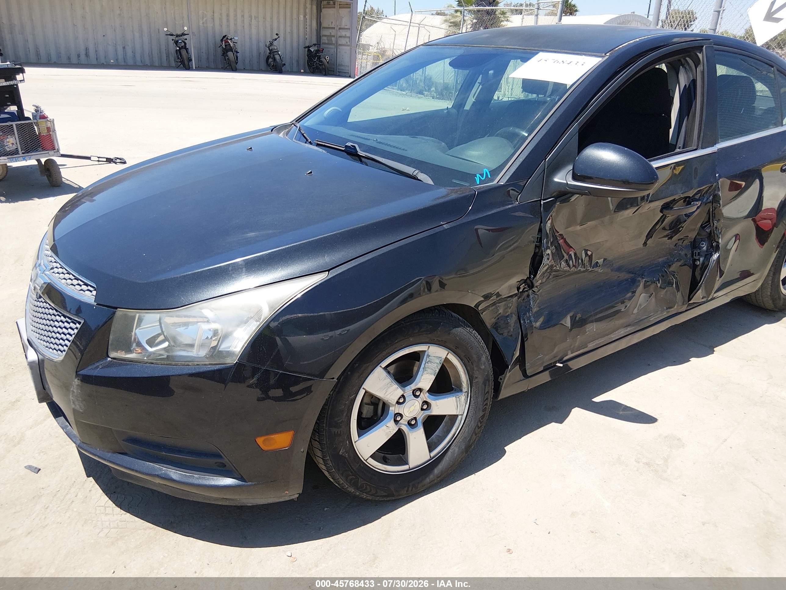 2014 Chevrolet Cruze 1lt Auto Черный vin: 1G1PC5SB7E7375358