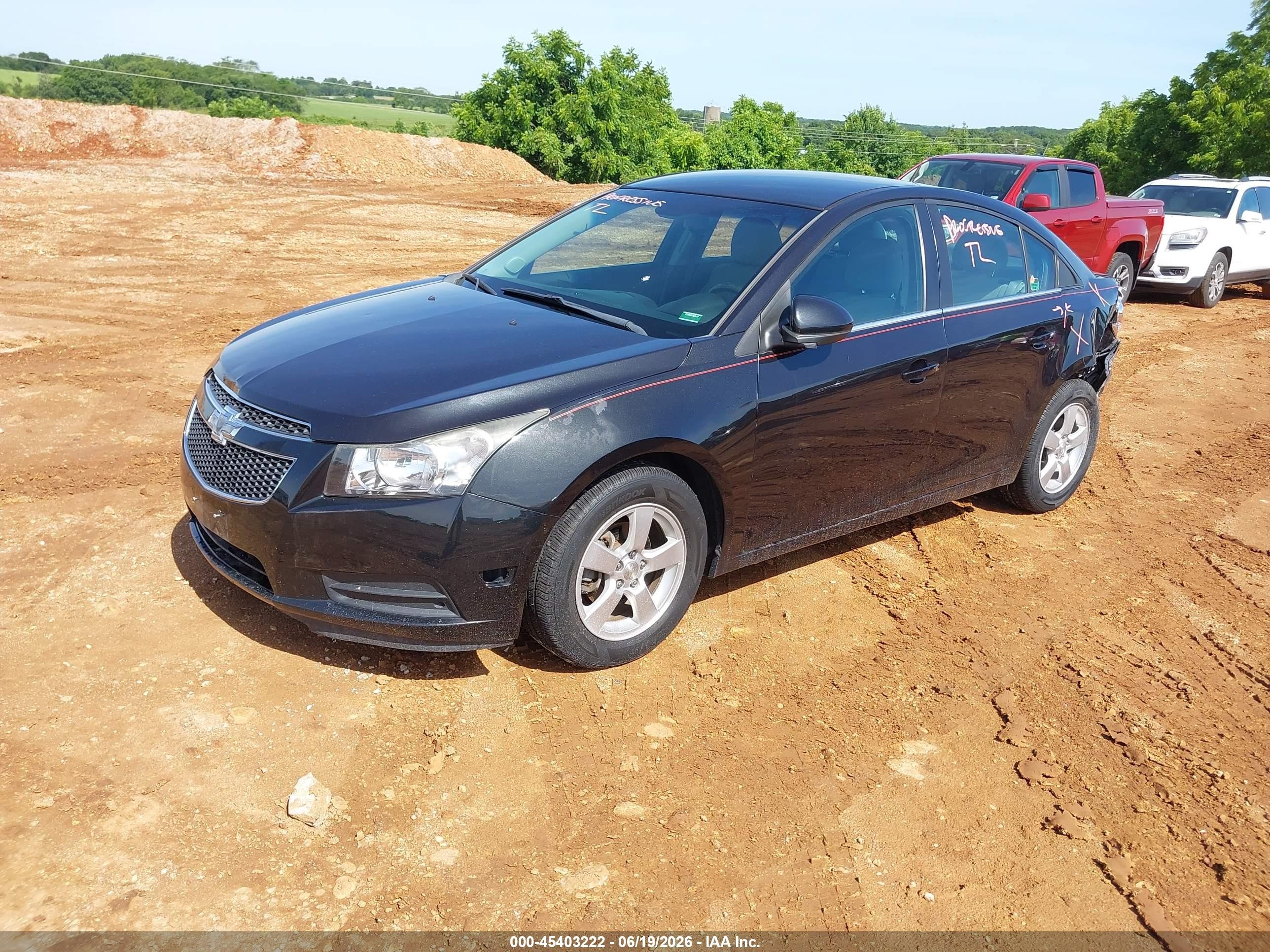 2014 Chevrolet Cruze 1lt Auto Black vin: 1G1PC5SB7E7388031