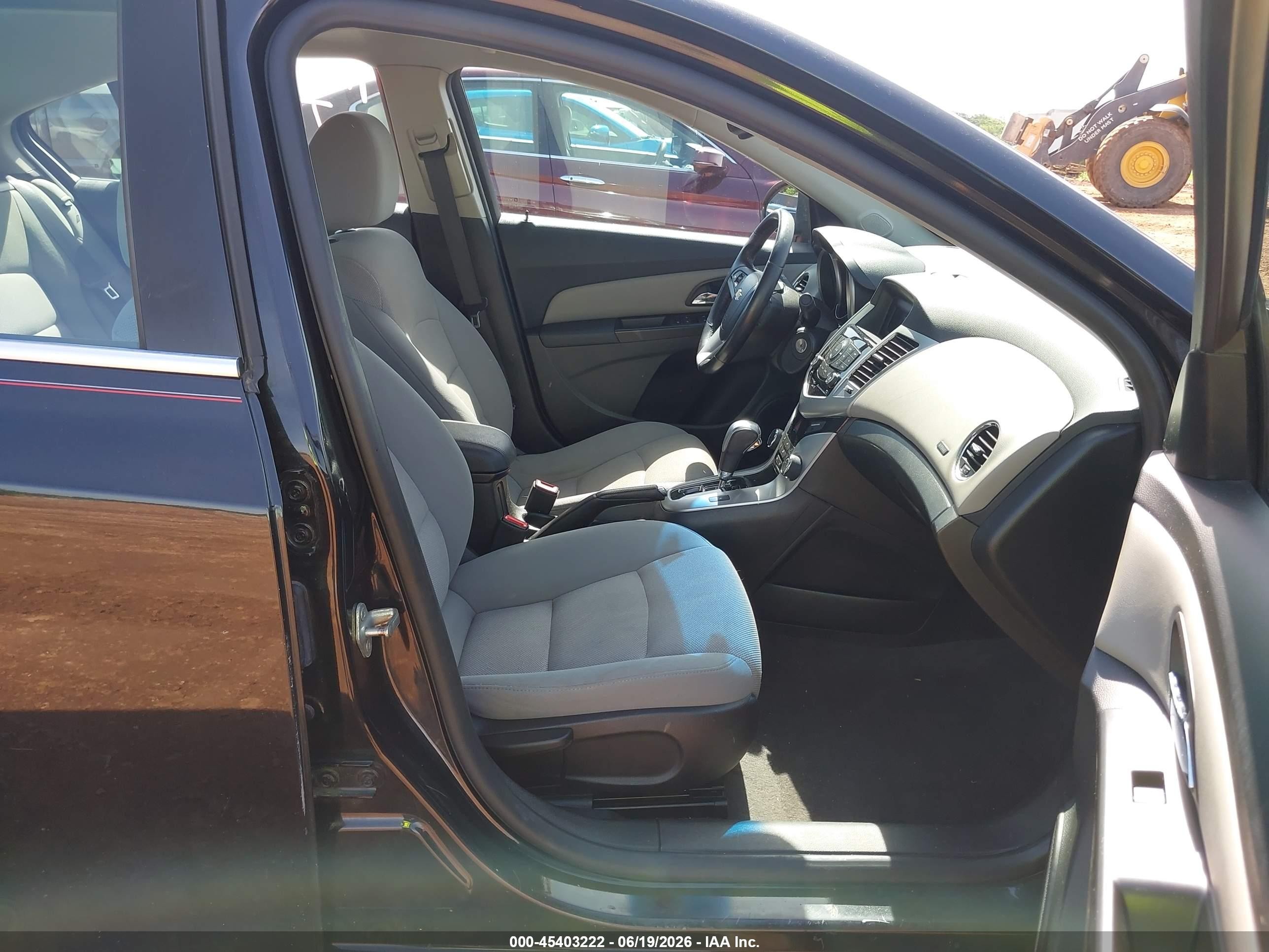 2014 Chevrolet Cruze 1lt Auto Black vin: 1G1PC5SB7E7388031