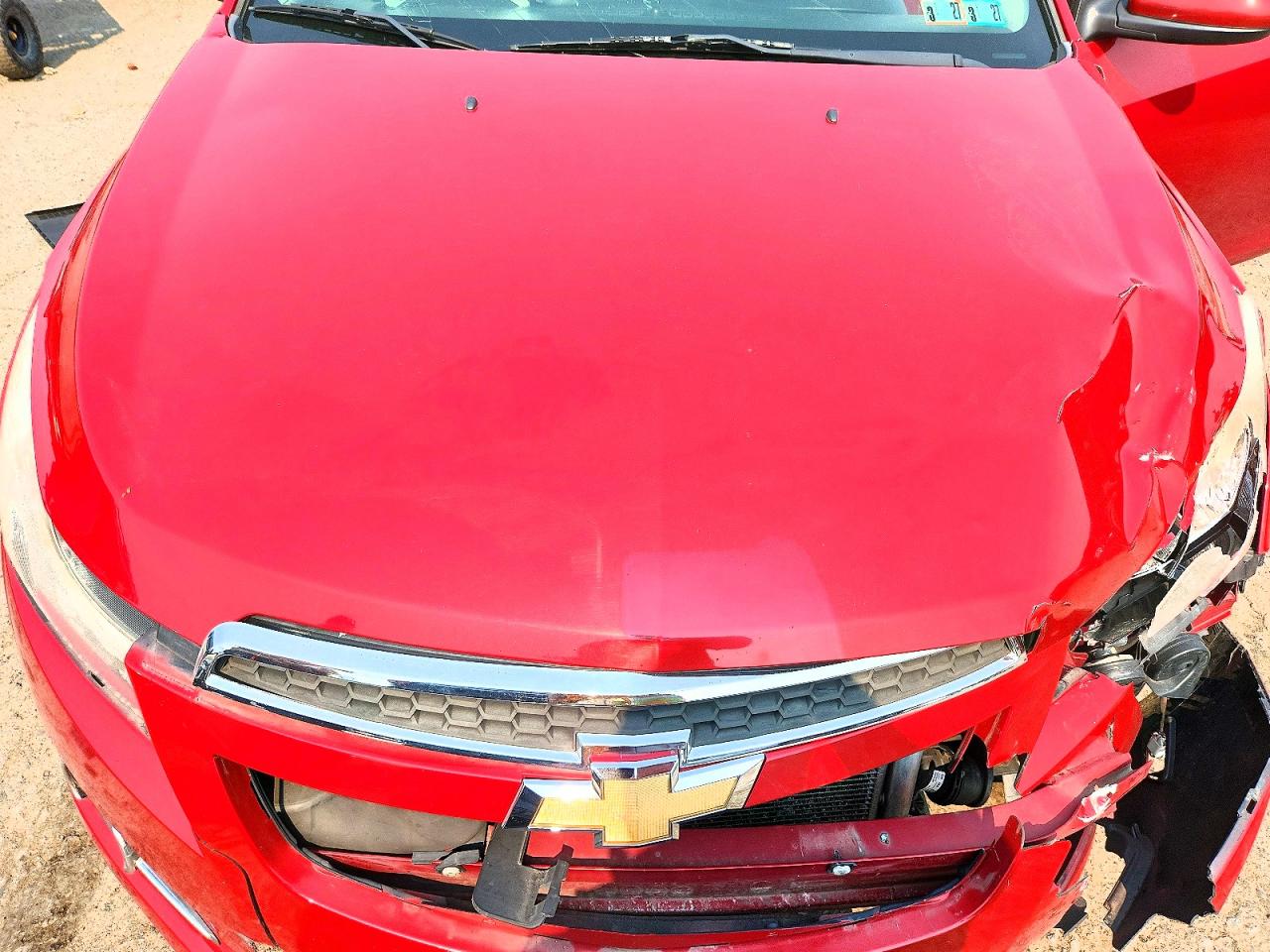 2014 Chevrolet Cruze Lt Red vin: 1G1PC5SB7E7388983