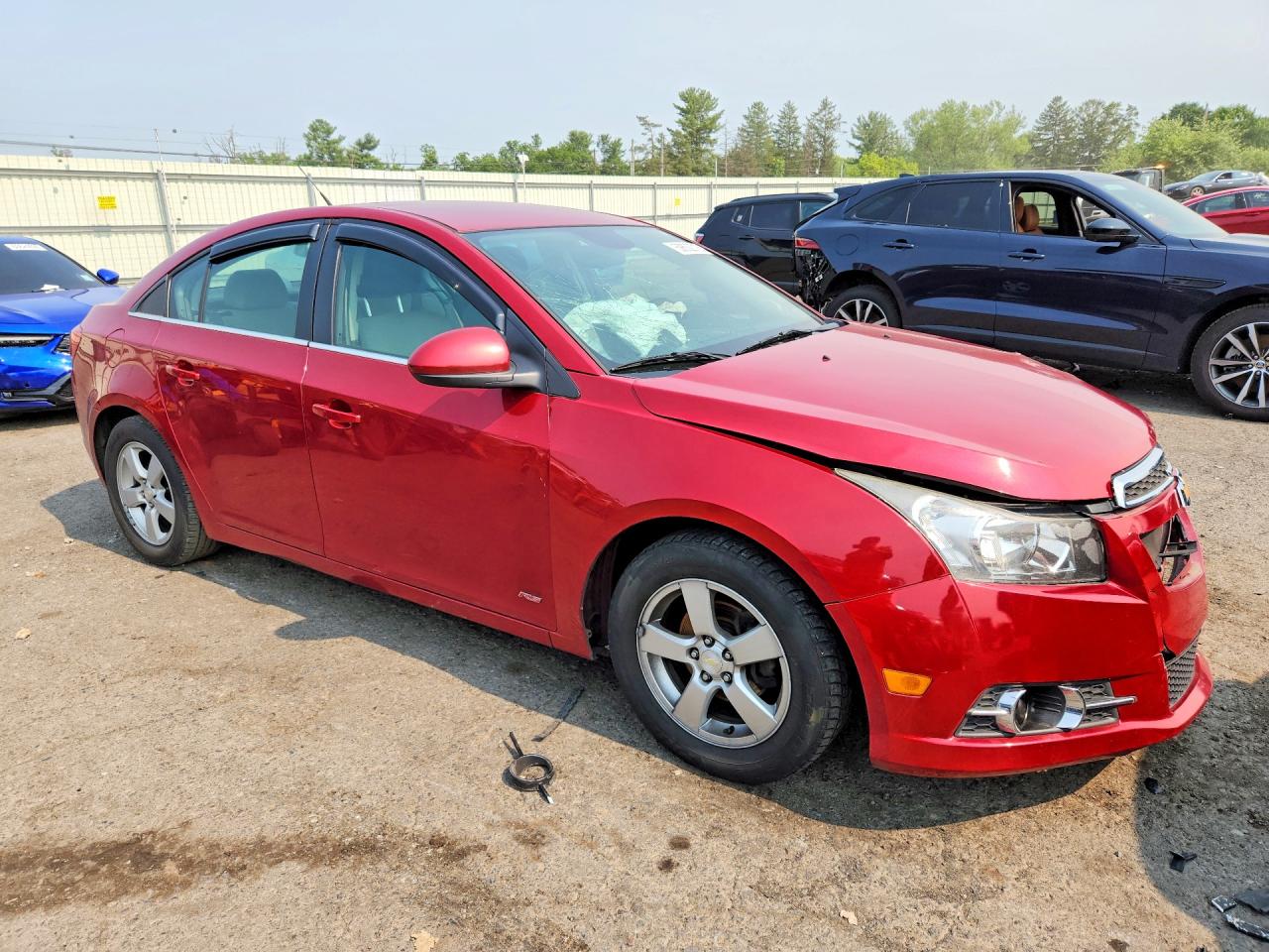 2014 Chevrolet Cruze Lt Red vin: 1G1PC5SB7E7388983