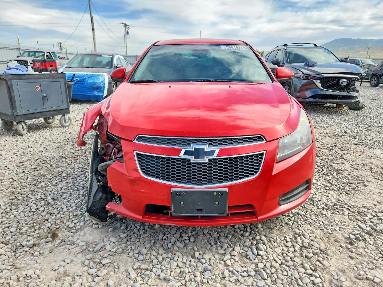 2014 Chevrolet Cruze Lt Red vin: 1G1PC5SB7E7391964