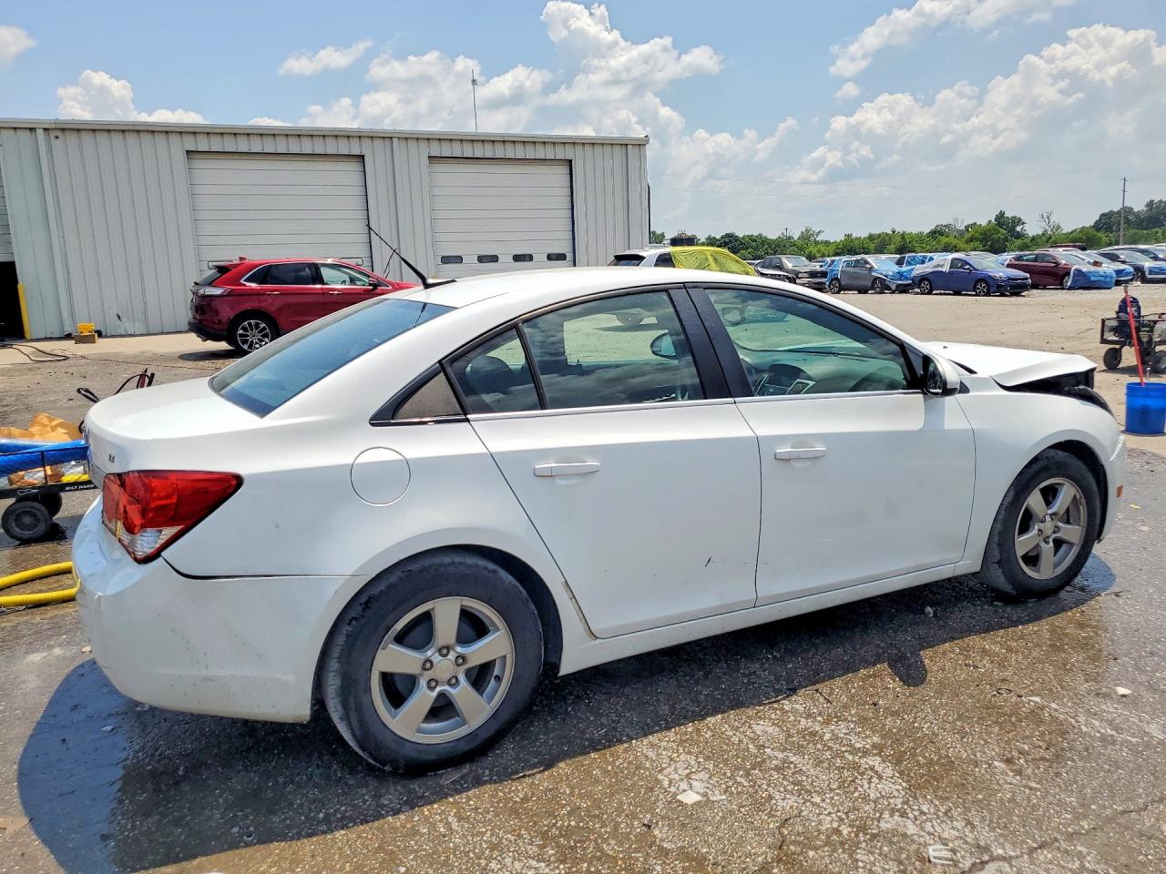 2014 Chevrolet Cruze Lt White vin: 1G1PC5SB7E7439608