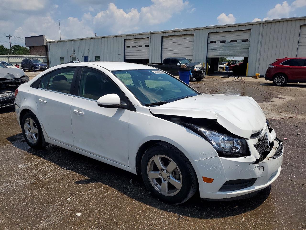 2014 Chevrolet Cruze Lt White vin: 1G1PC5SB7E7439608