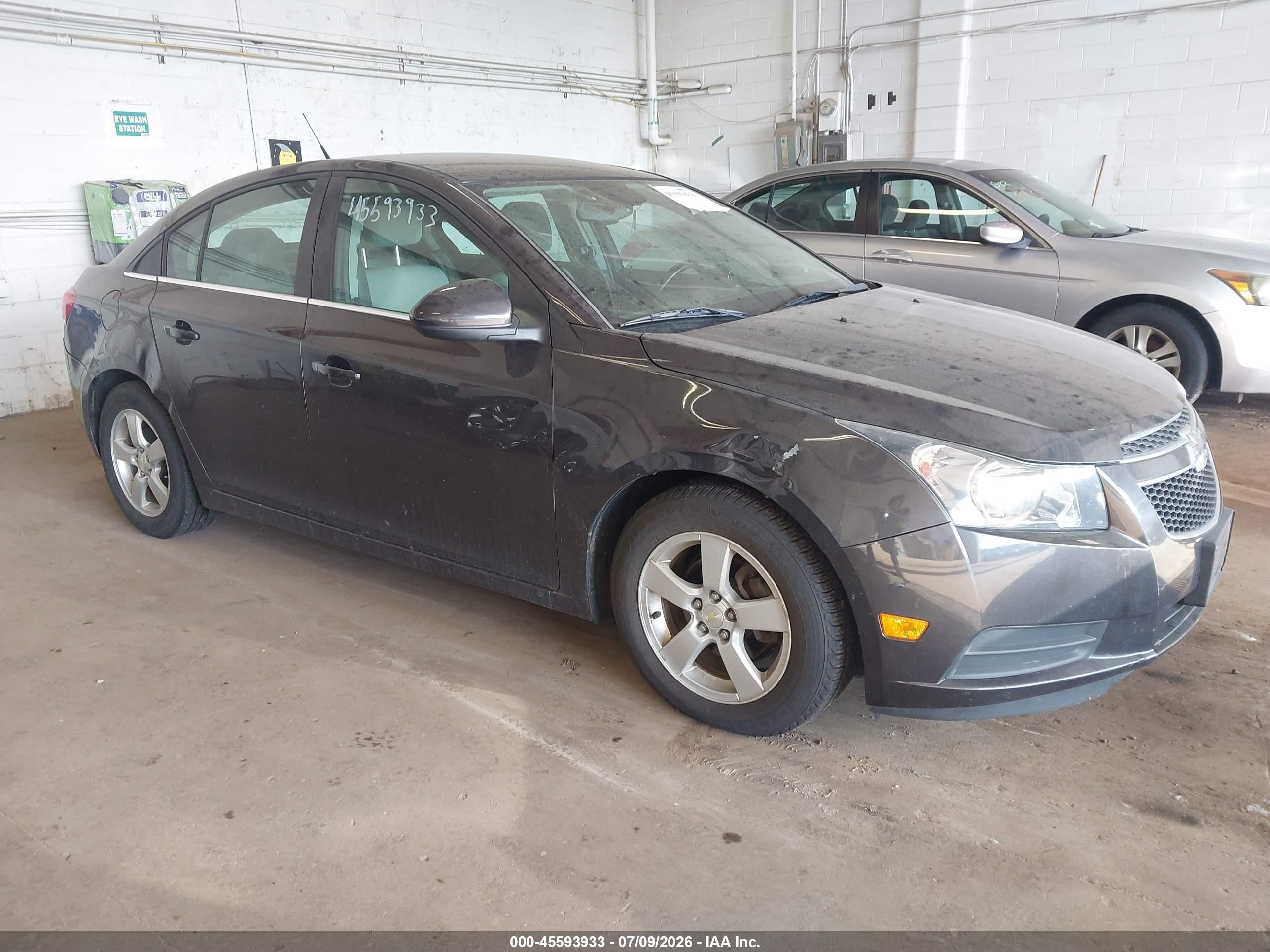 2014 Chevrolet Cruze 1lt Auto Gray vin: 1G1PC5SB7E7442038
