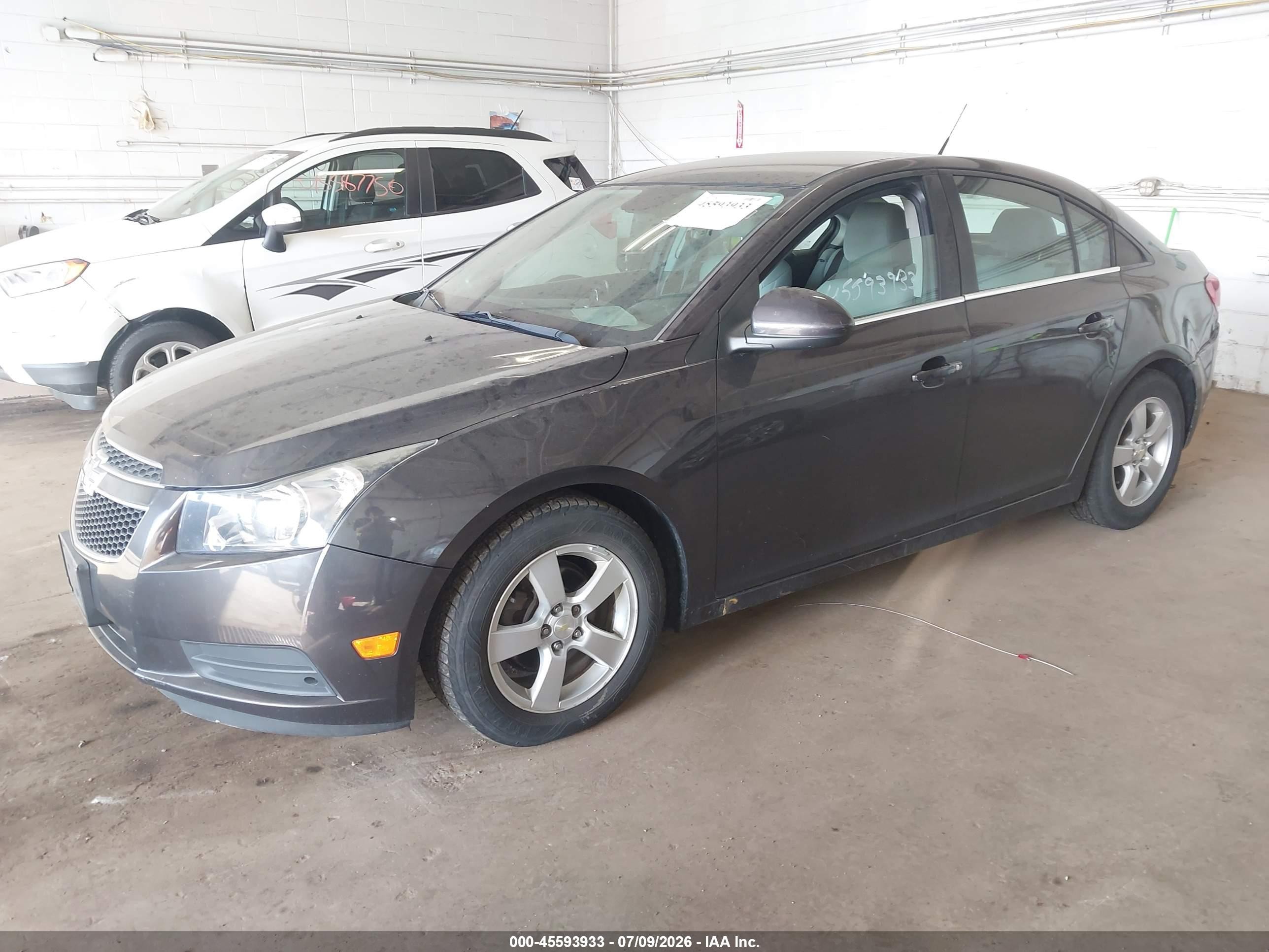 2014 Chevrolet Cruze 1lt Auto Gray vin: 1G1PC5SB7E7442038