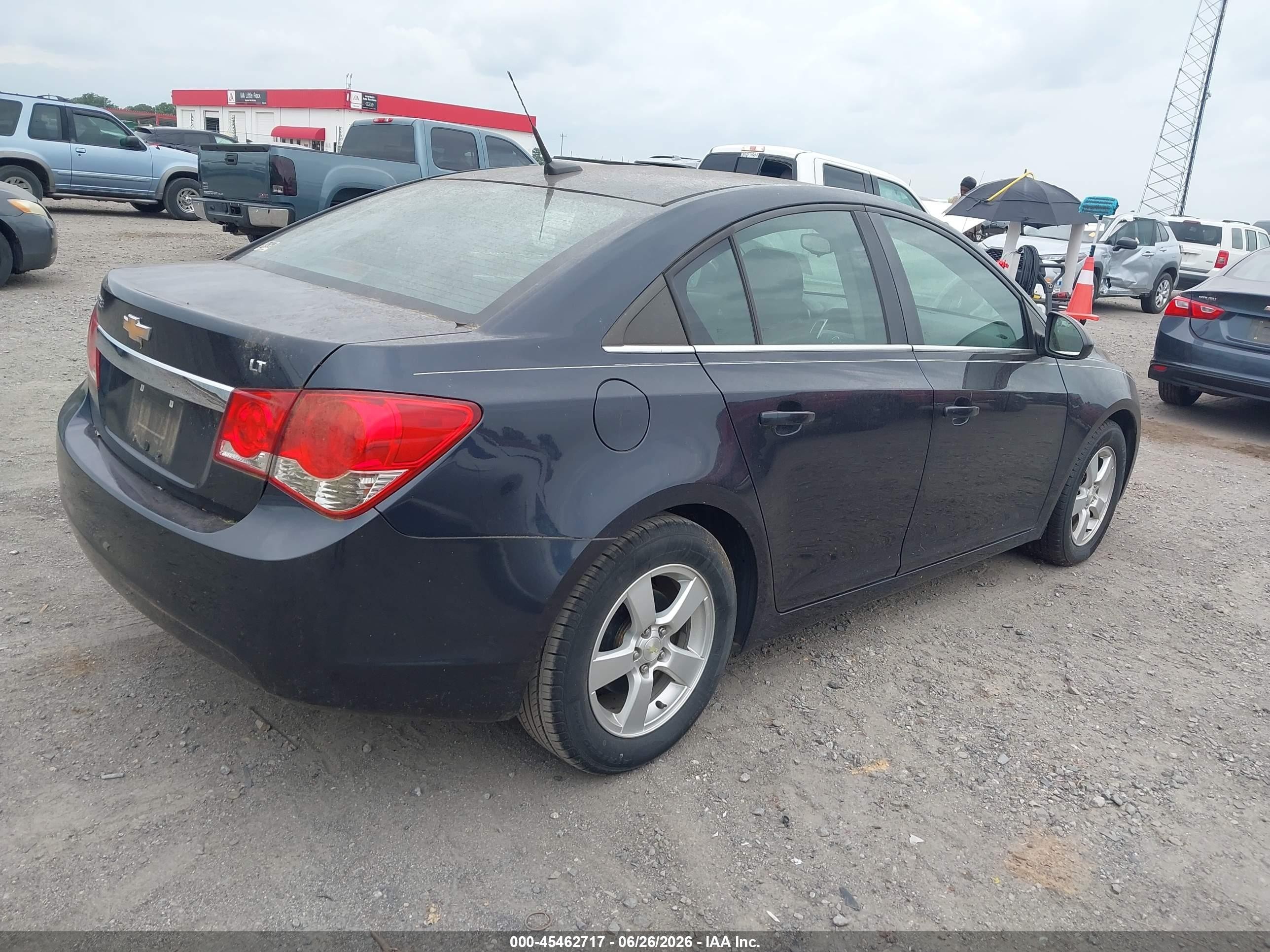 2014 Chevrolet Cruze 1lt Auto Blue vin: 1G1PC5SB7E7448096