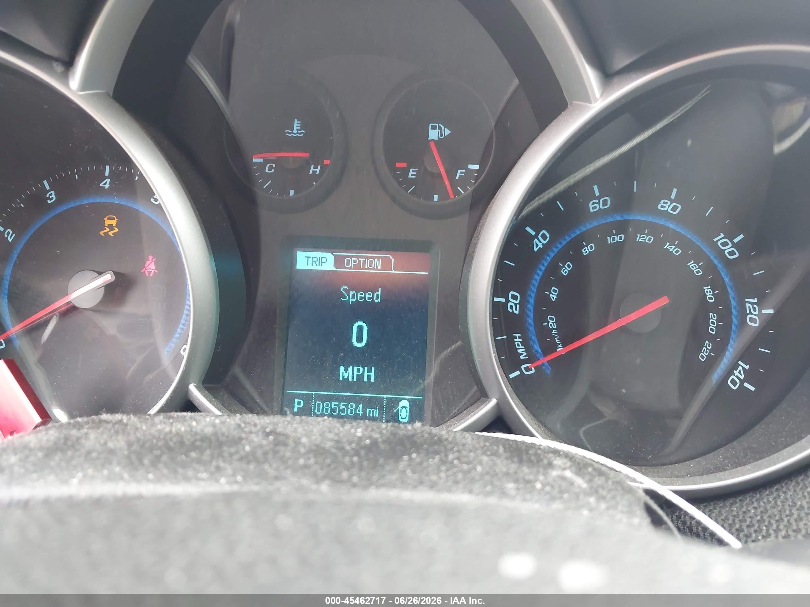 2014 Chevrolet Cruze 1lt Auto Blue vin: 1G1PC5SB7E7448096