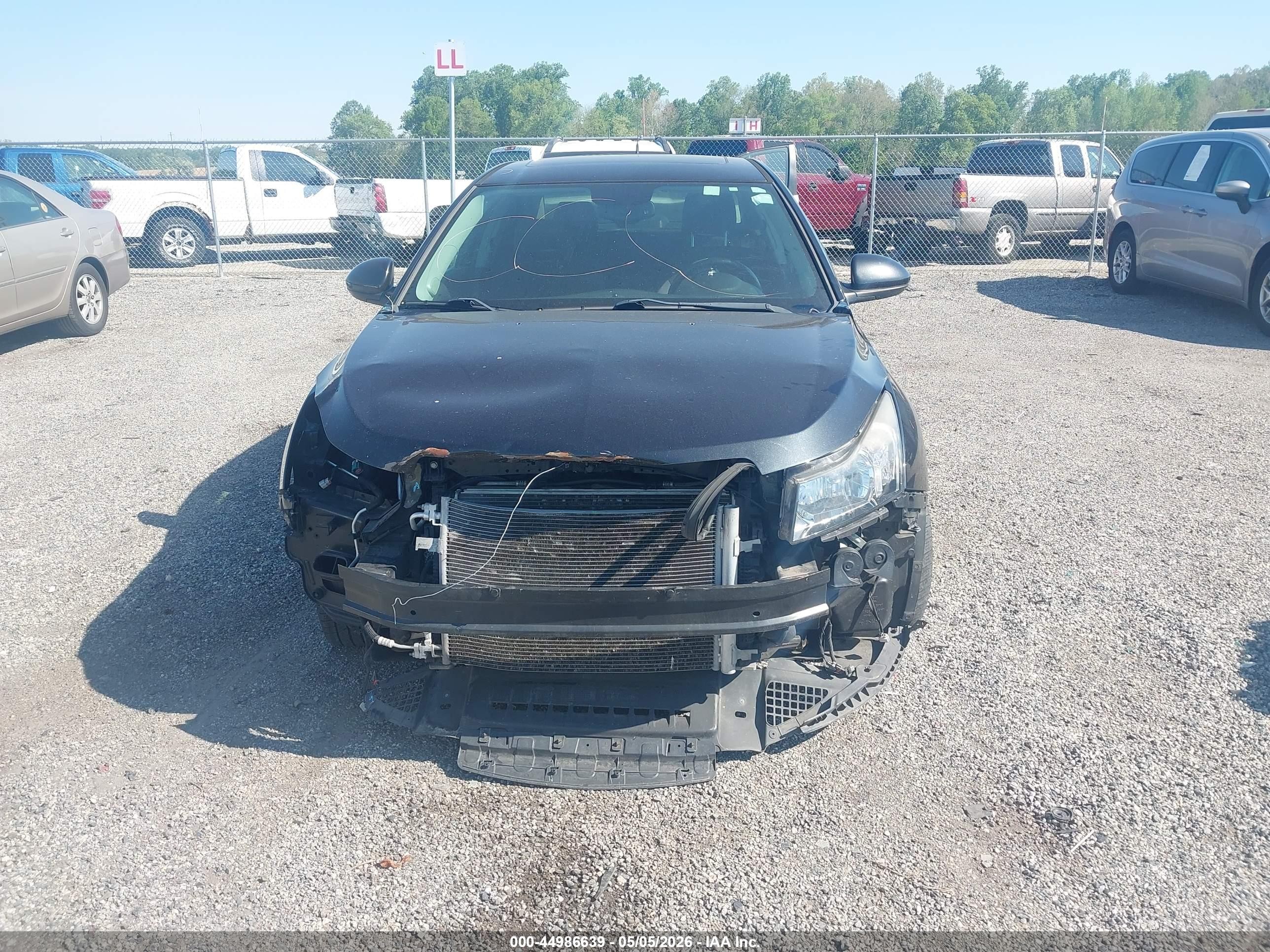 2014 Chevrolet Cruze 1lt Auto Black vin: 1G1PC5SB7E7454142
