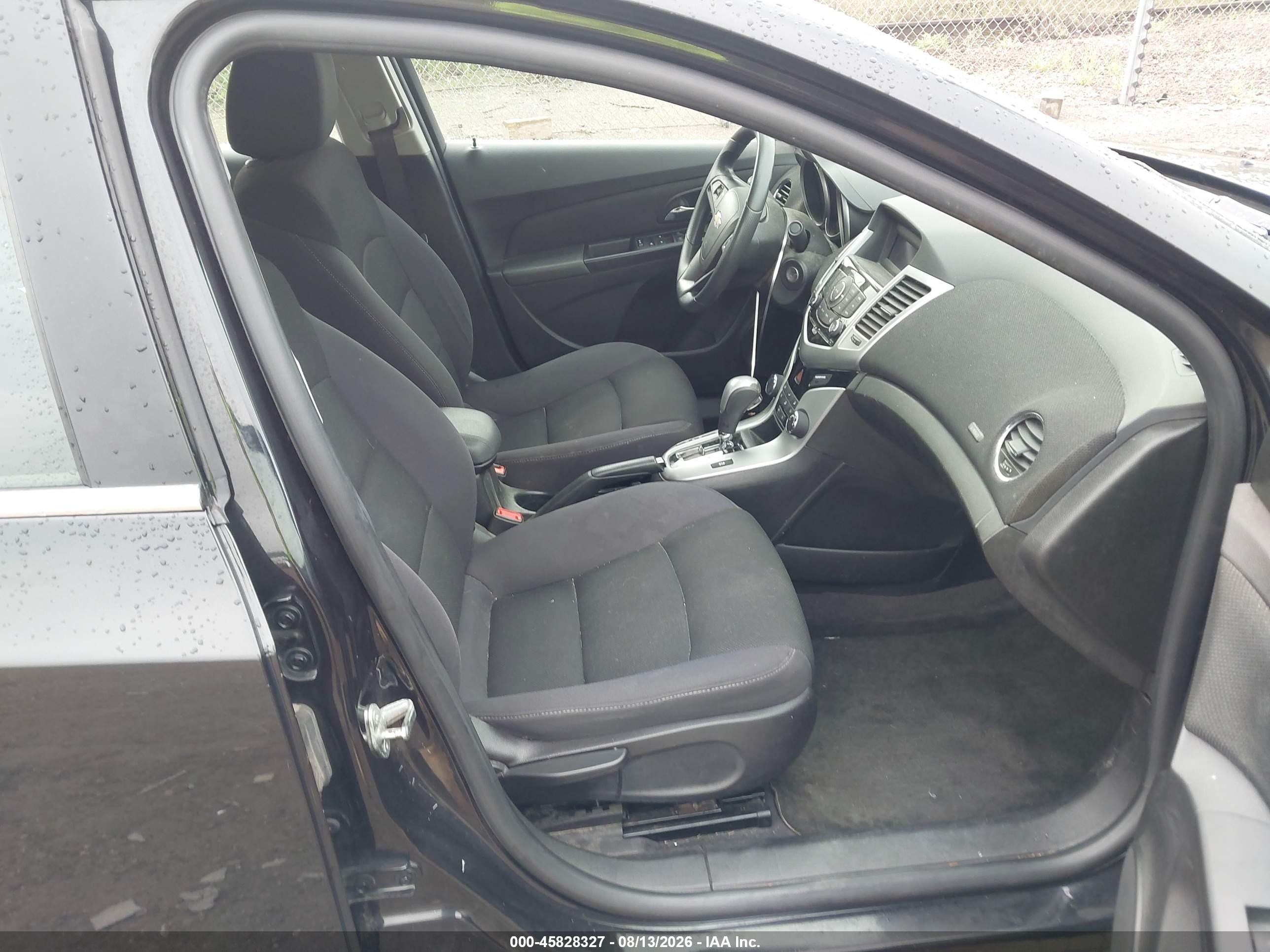 2015 Chevrolet Cruze 1lt Auto Черный vin: 1G1PC5SB7F7110148