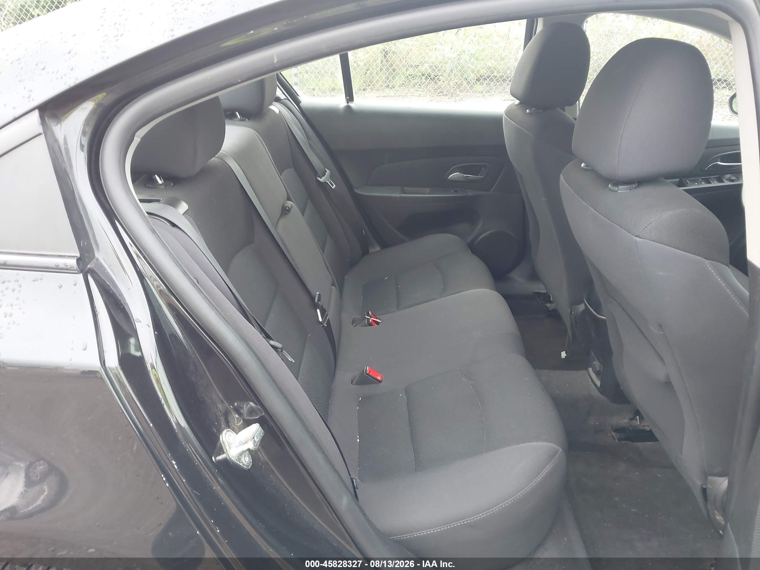 2015 Chevrolet Cruze 1lt Auto Черный vin: 1G1PC5SB7F7110148