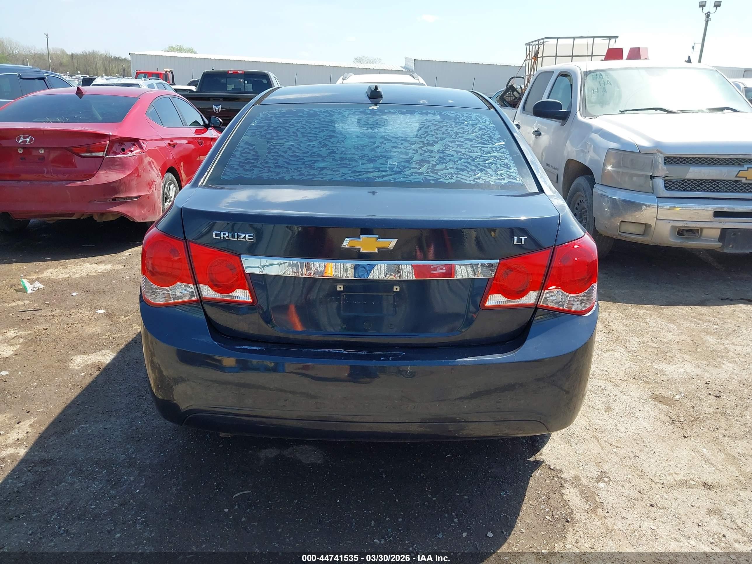 2015 Chevrolet Cruze 1lt Auto Blue vin: 1G1PC5SB7F7142792