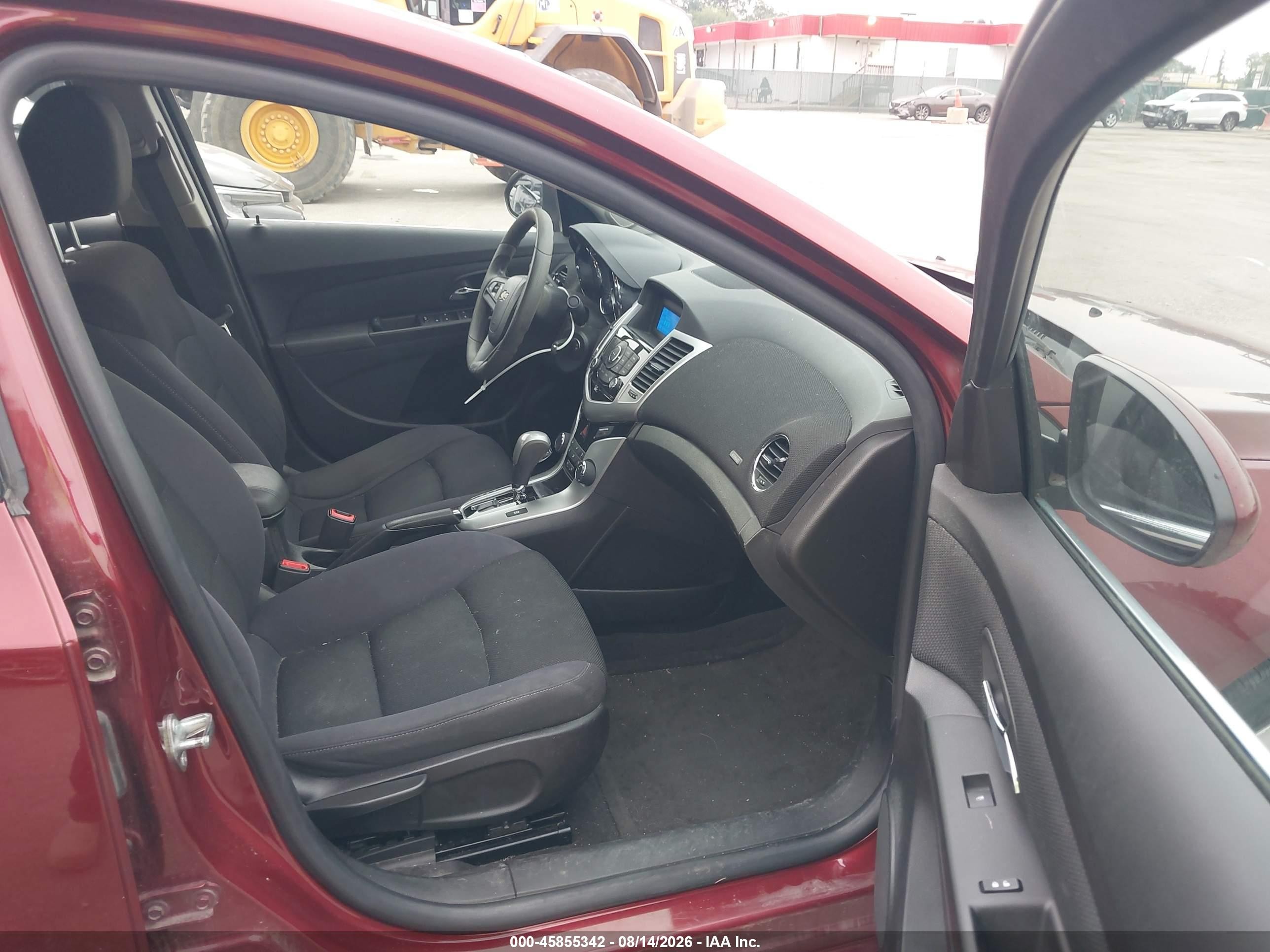2015 Chevrolet Cruze 1lt Auto Красный vin: 1G1PC5SB7F7164842