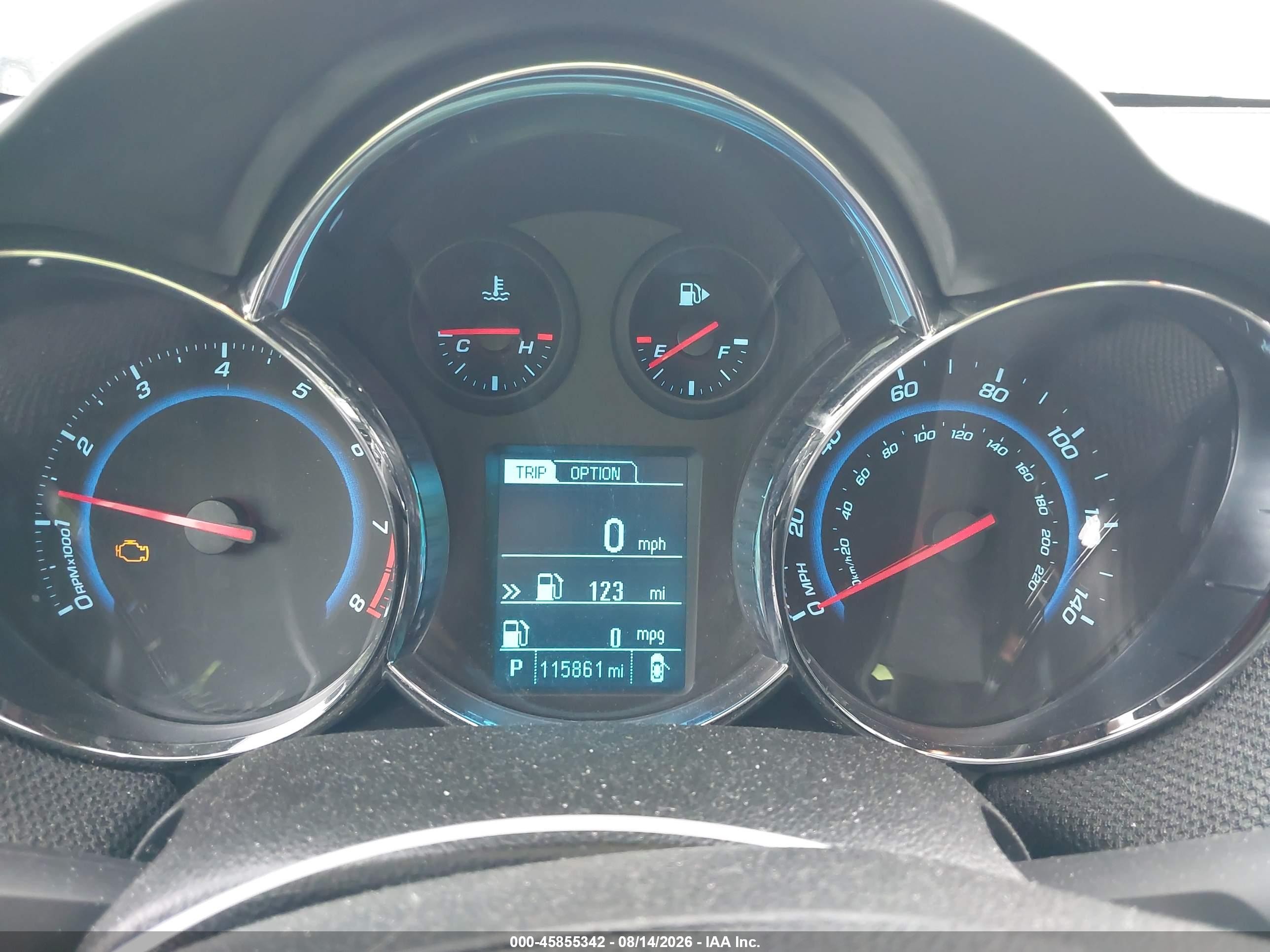 2015 Chevrolet Cruze 1lt Auto Красный vin: 1G1PC5SB7F7164842