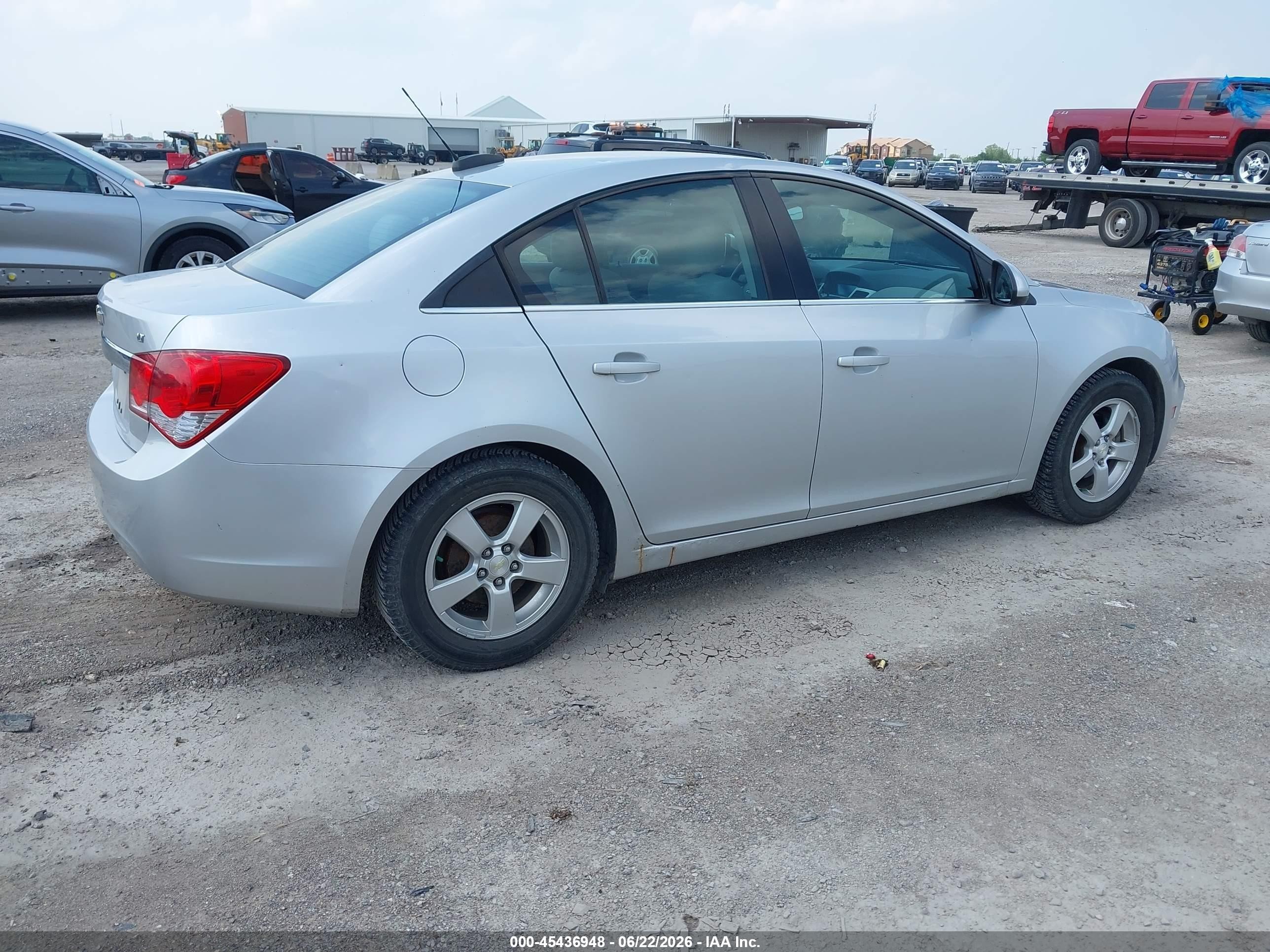 2015 Chevrolet Cruze 1lt Auto Silver vin: 1G1PC5SB7F7165506