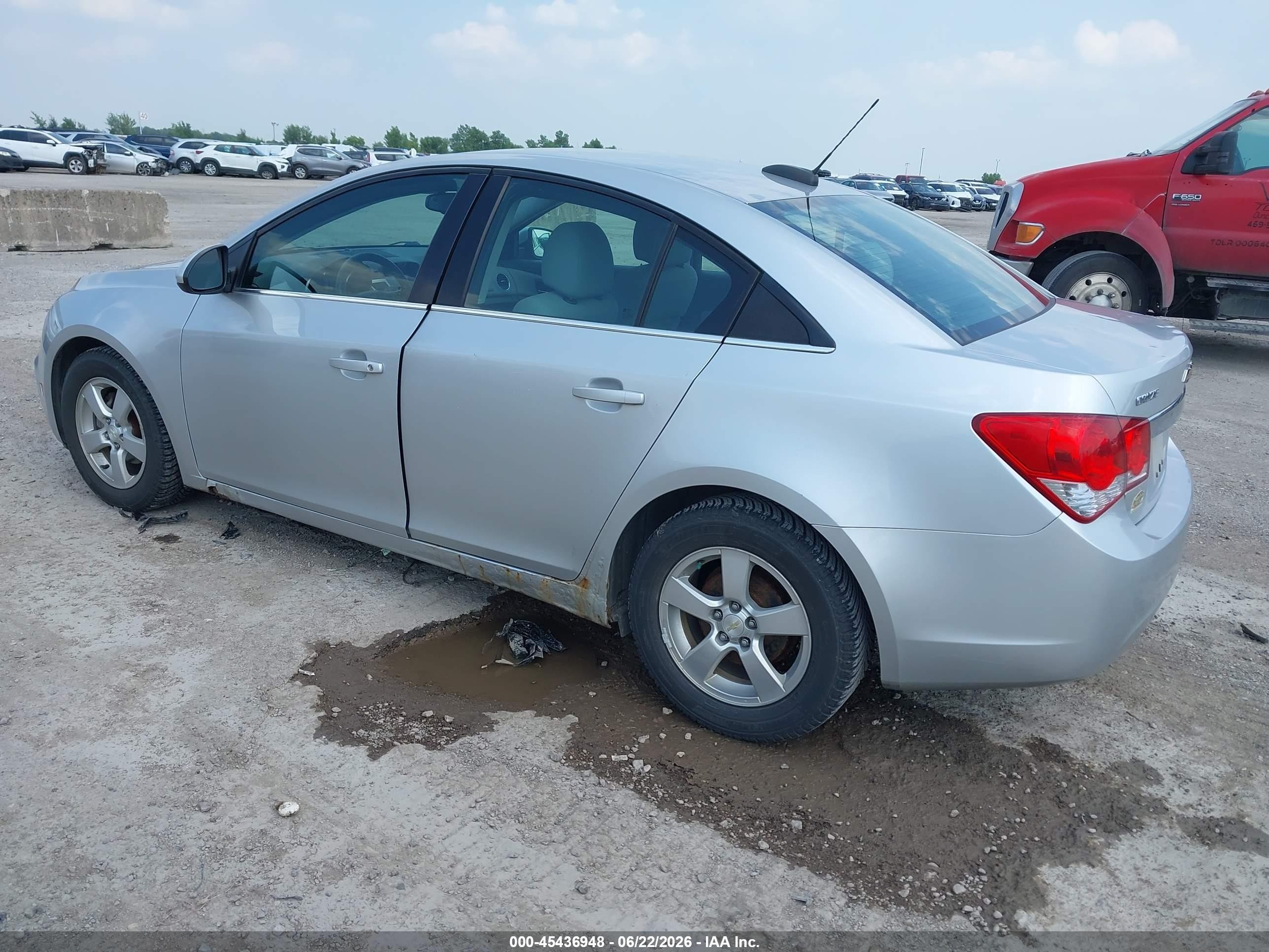 2015 Chevrolet Cruze 1lt Auto Silver vin: 1G1PC5SB7F7165506