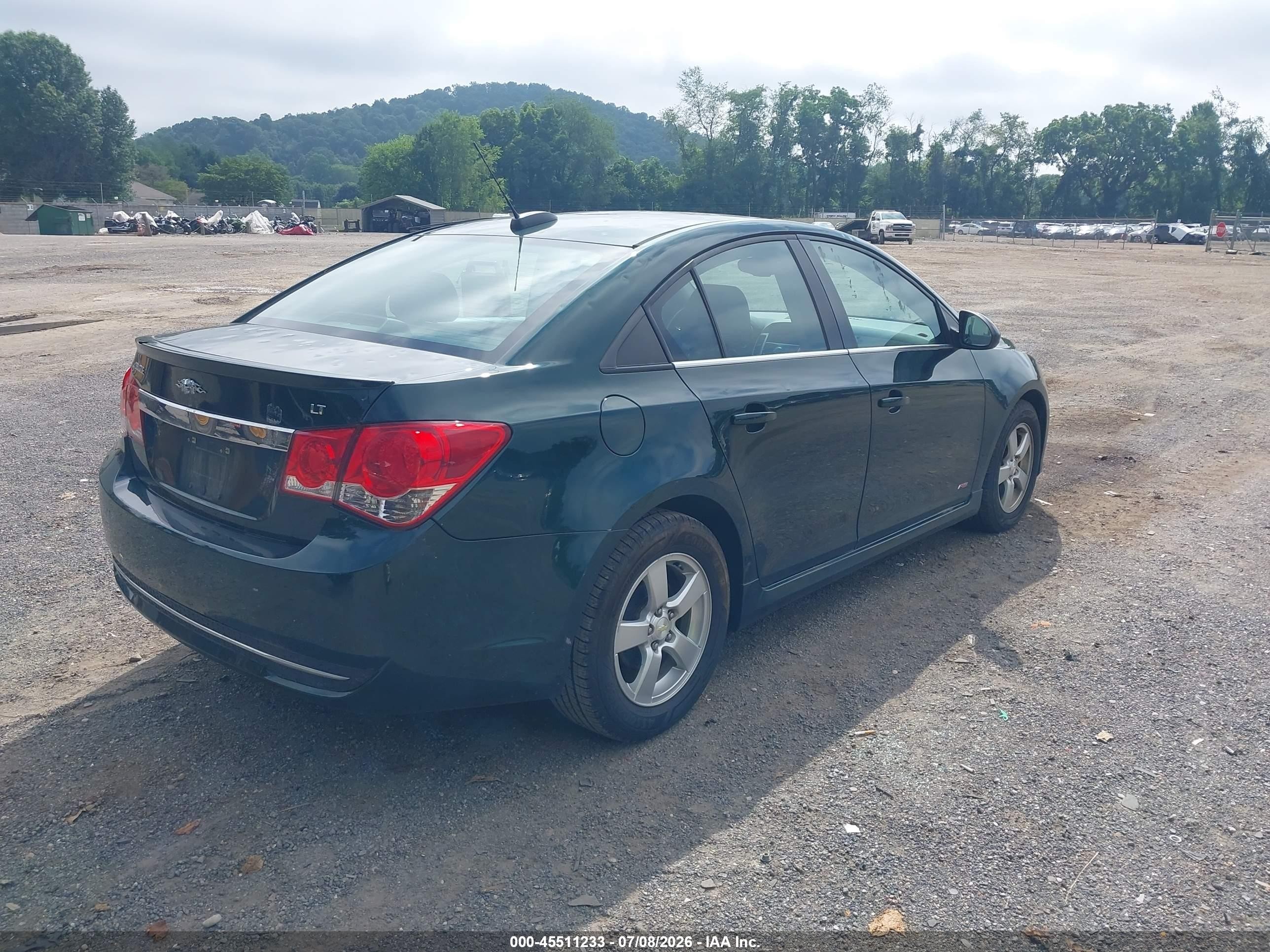 2015 Chevrolet Cruze 1lt Auto Green vin: 1G1PC5SB7F7168745