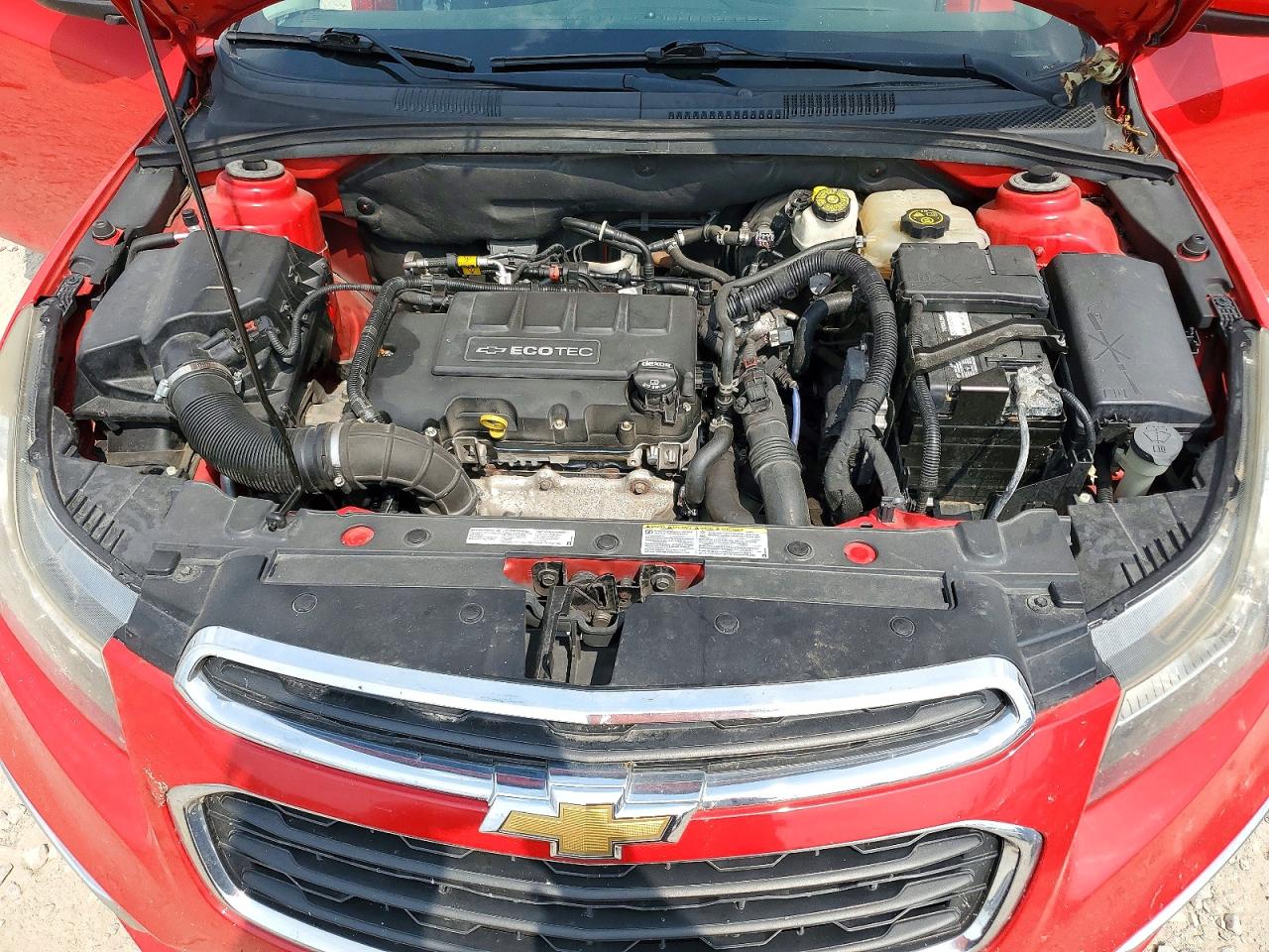 2015 Chevrolet Cruze Lt Red vin: 1G1PC5SB7F7169541