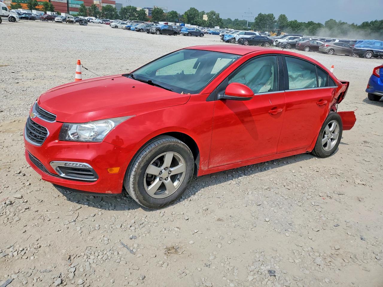 2015 Chevrolet Cruze Lt Red vin: 1G1PC5SB7F7169541