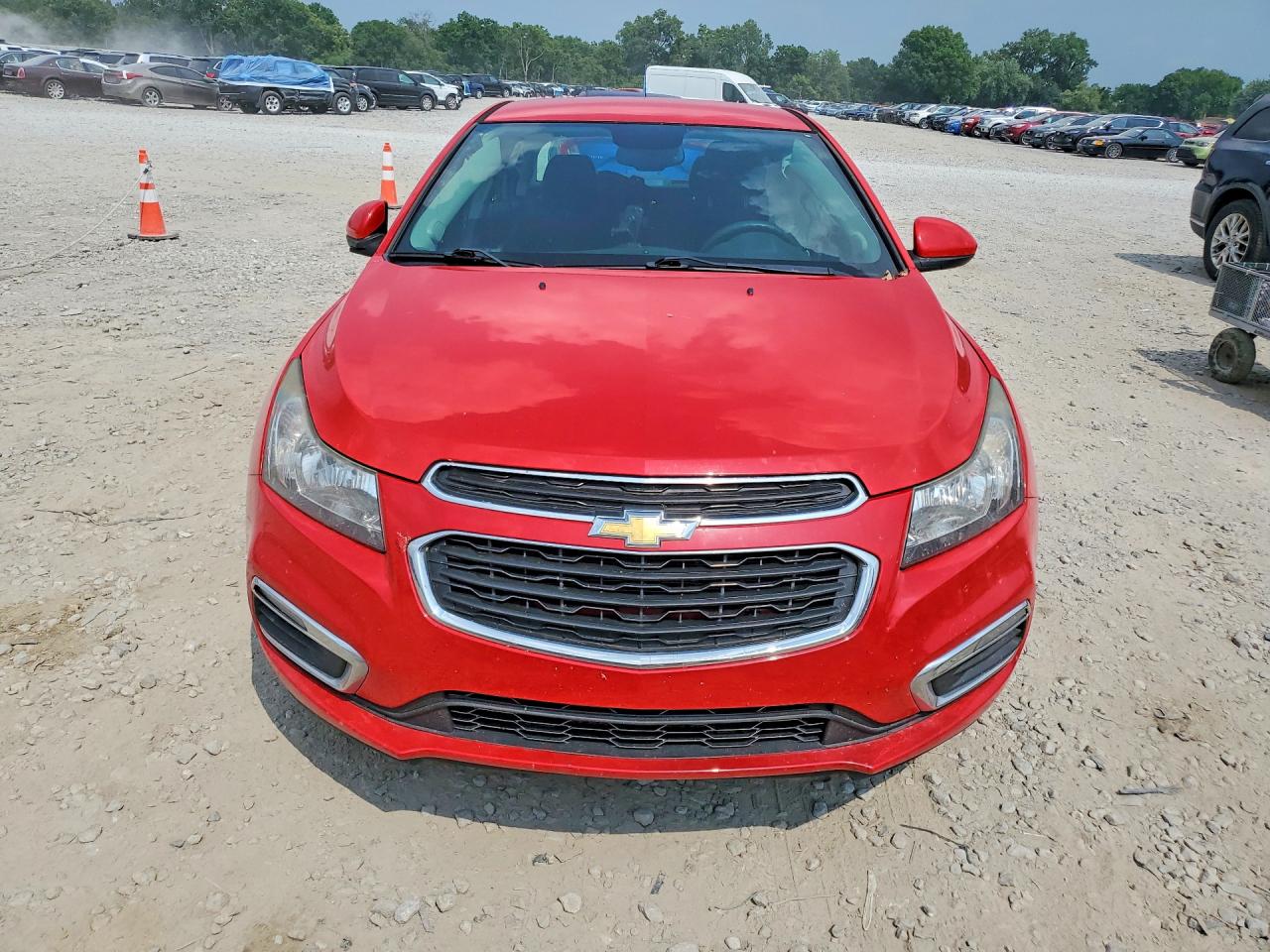 2015 Chevrolet Cruze Lt Red vin: 1G1PC5SB7F7169541