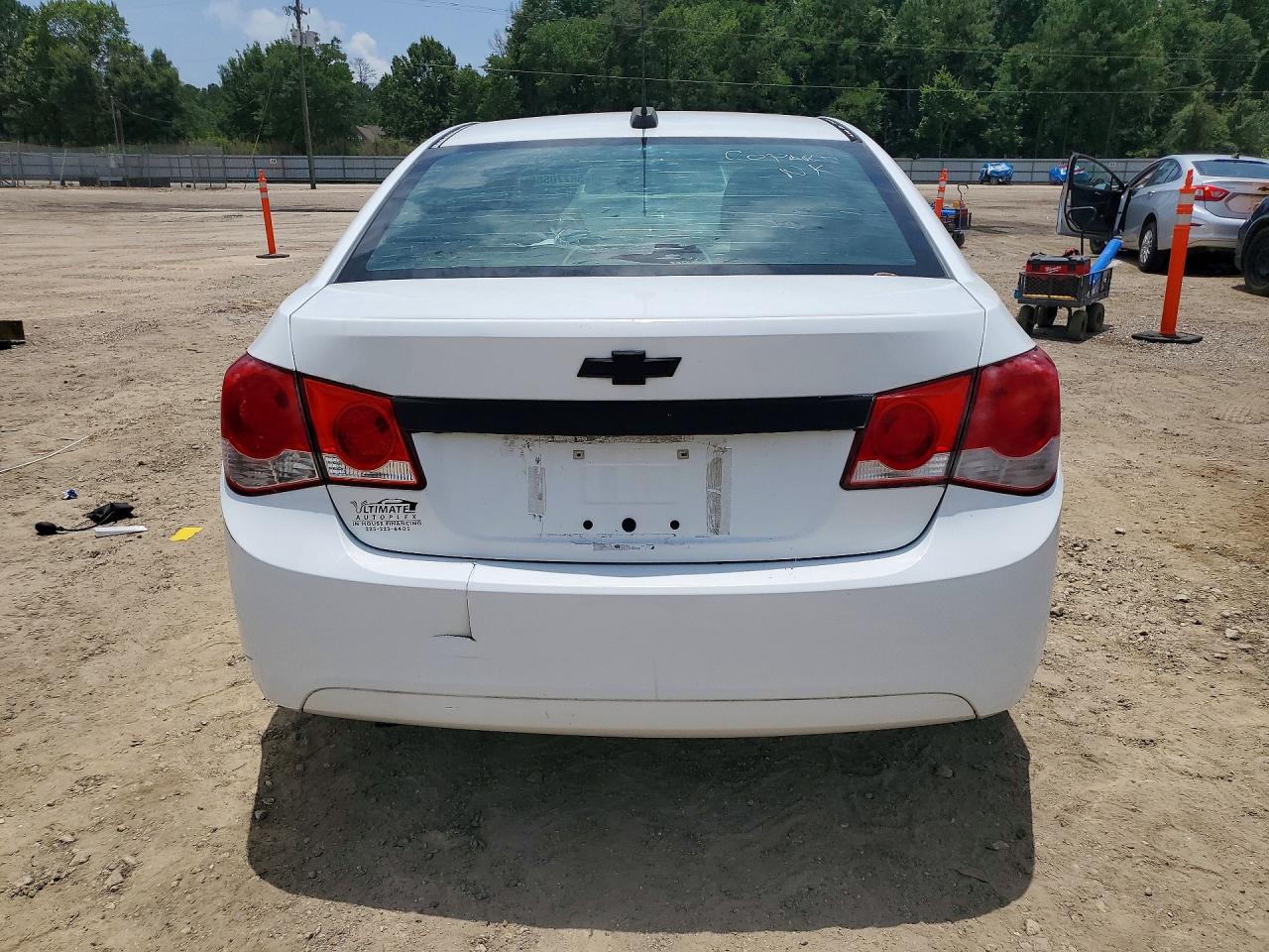2015 Chevrolet Cruze Lt White vin: 1G1PC5SB7F7173847